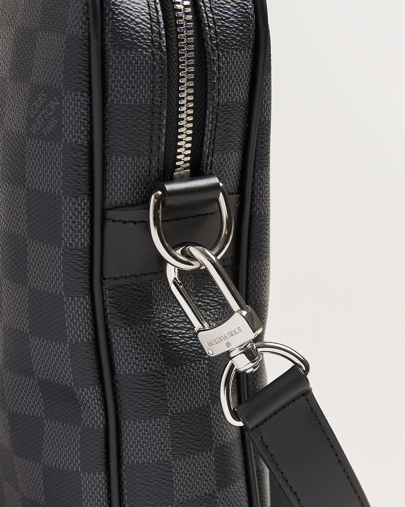 Hombres | Pre-Owned & Vintage Bags | Louis Vuitton Pre-Owned | Porte Documents Damier Graphite