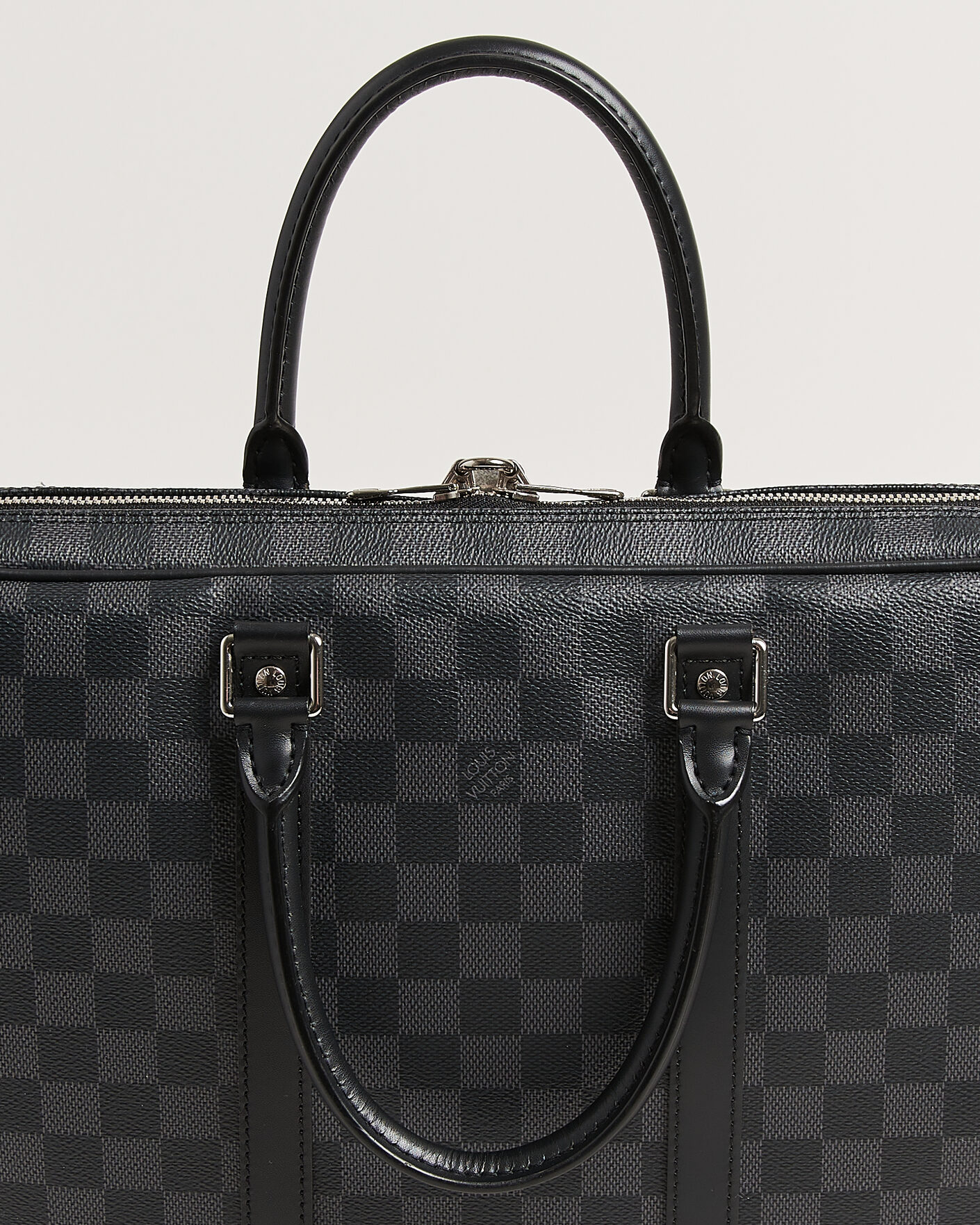 Hombres | Pre-Owned & Vintage Bags | Louis Vuitton Pre-Owned | Porte Documents Damier Graphite