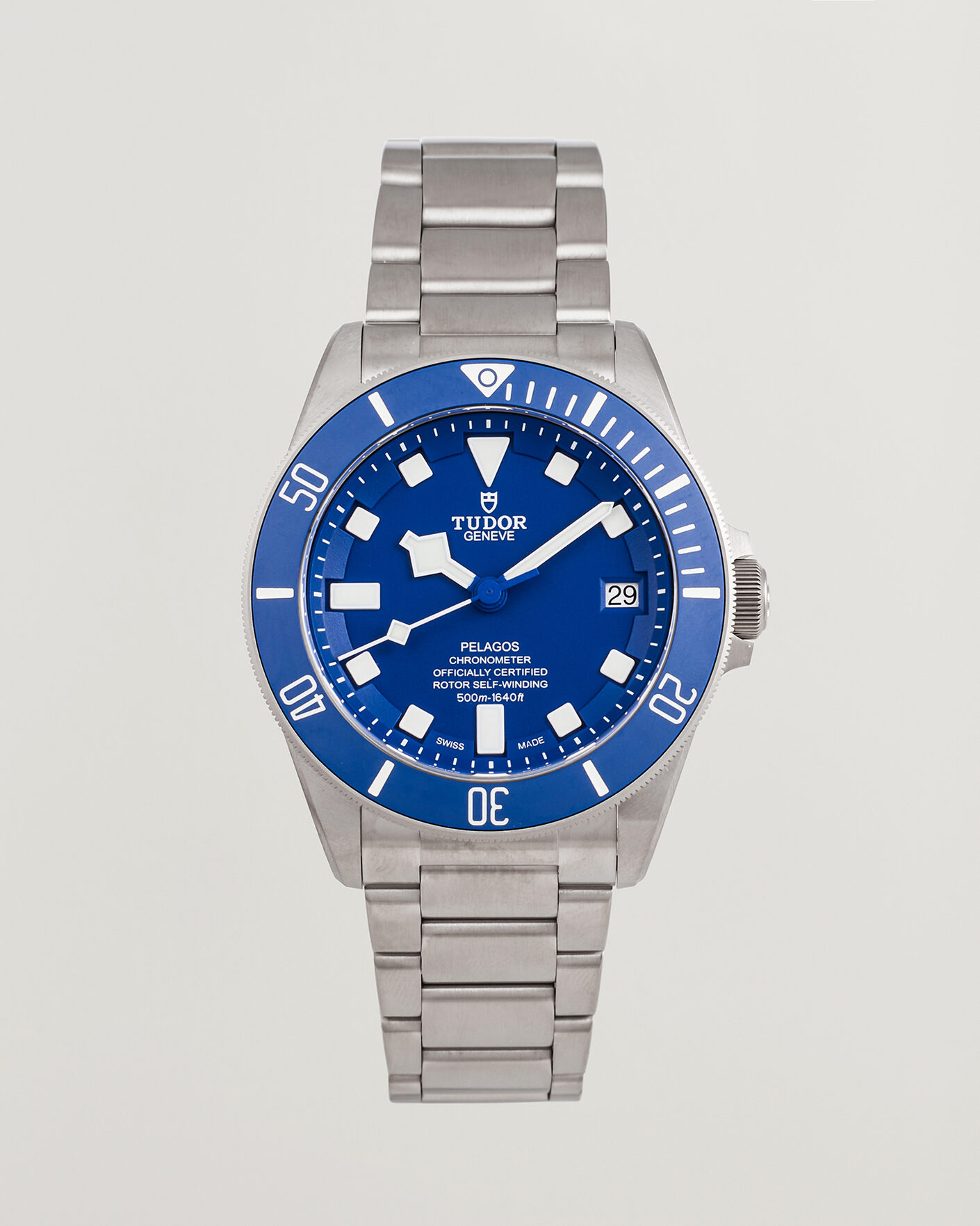 Hombres | Pre-Owned & Vintage Watches | Tudor Pre-Owned | Pelagos Blue Titan