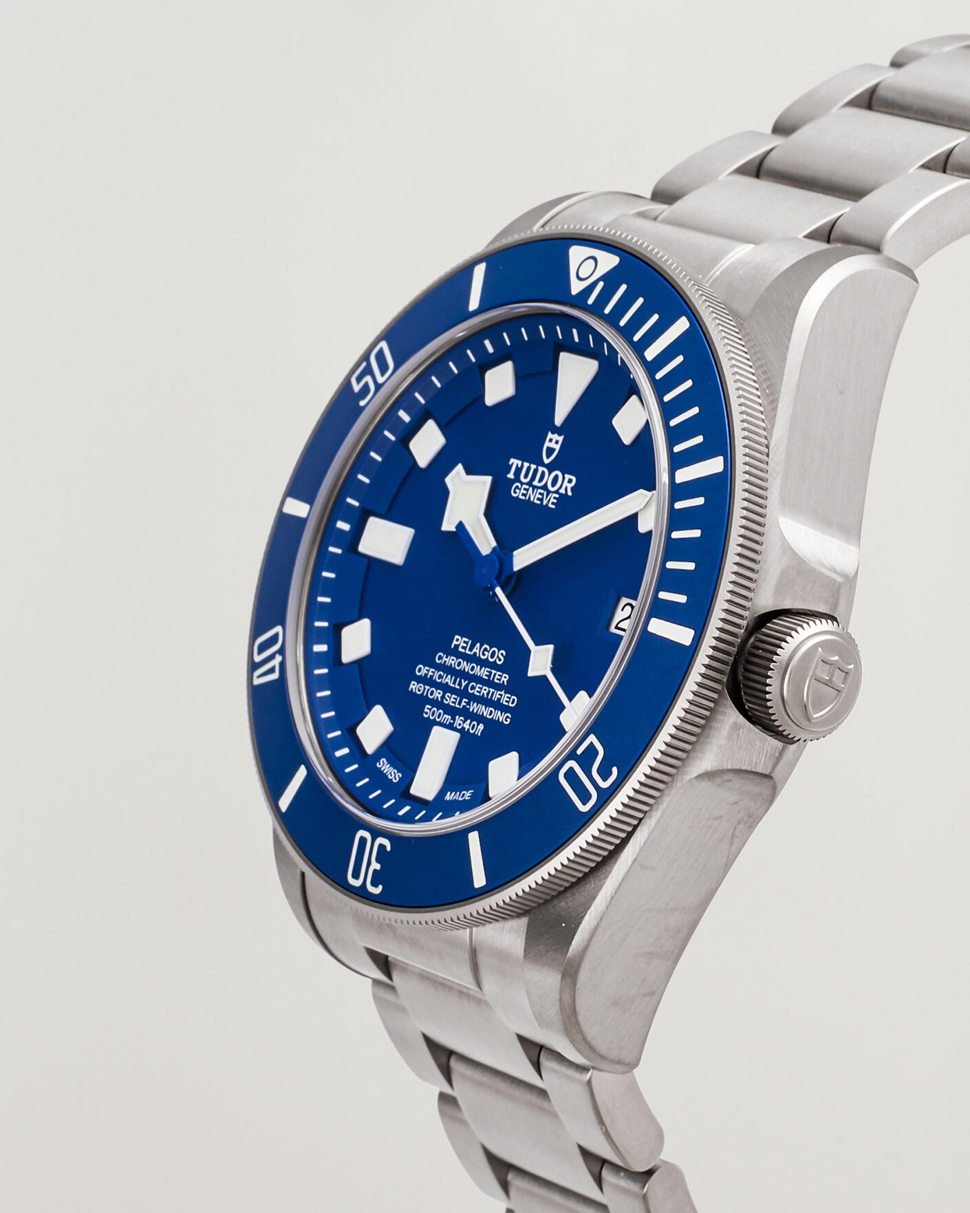 Hombres | Pre-Owned & Vintage Watches | Tudor Pre-Owned | Pelagos Blue Titan