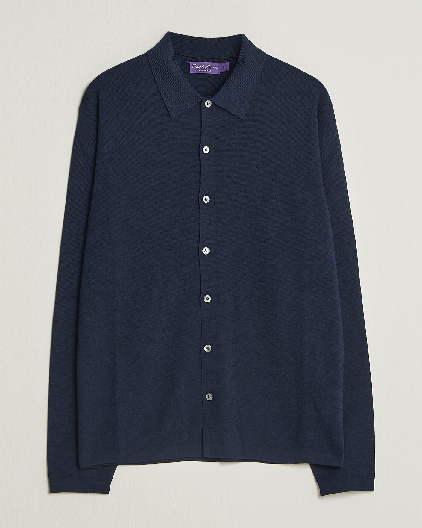 Hombres | Jerséis y prendas de punto | Ralph Lauren Purple Label | Milano Stich Cardigan Racing Navy