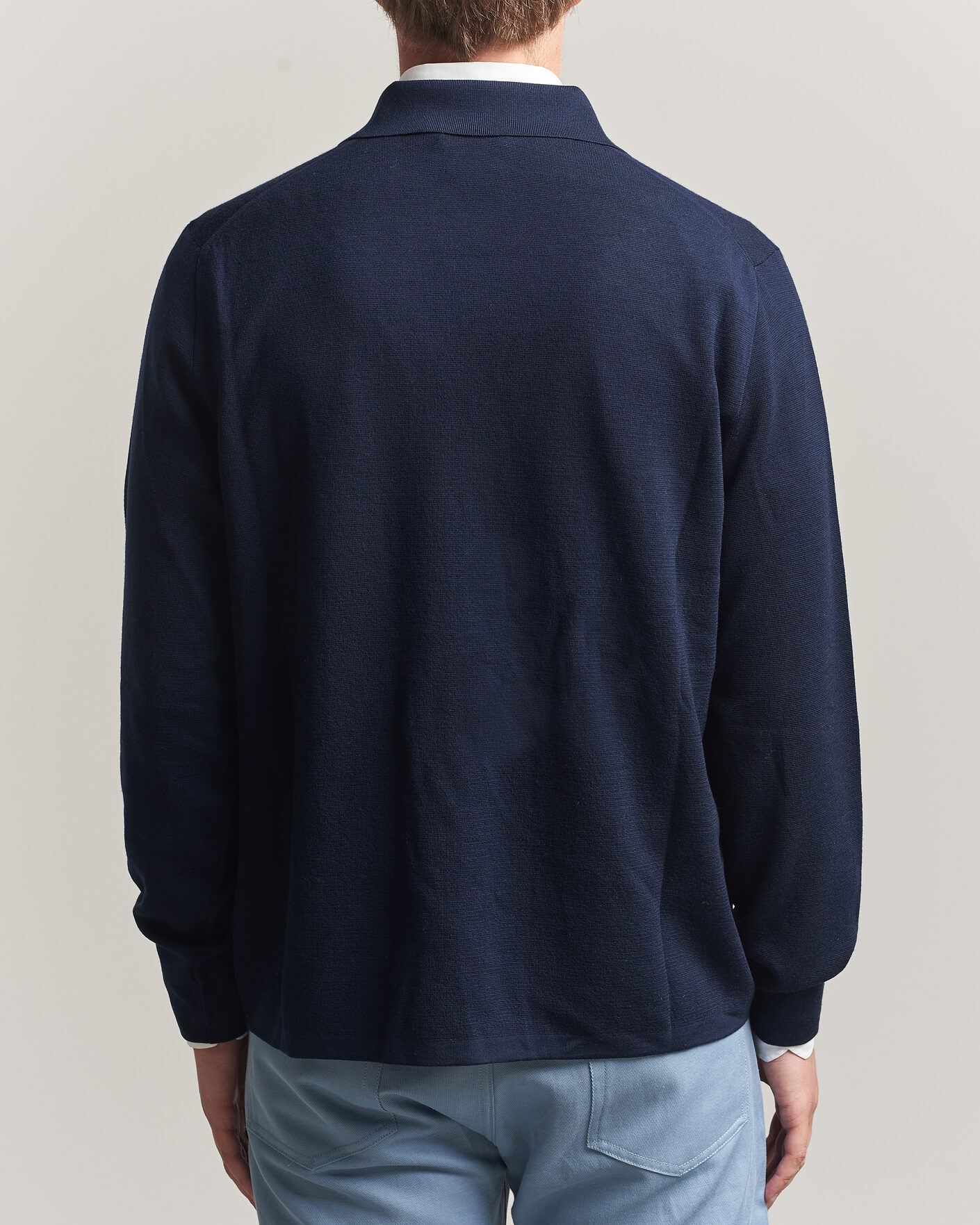 Hombres | Jerséis y prendas de punto | Ralph Lauren Purple Label | Milano Stich Cardigan Racing Navy