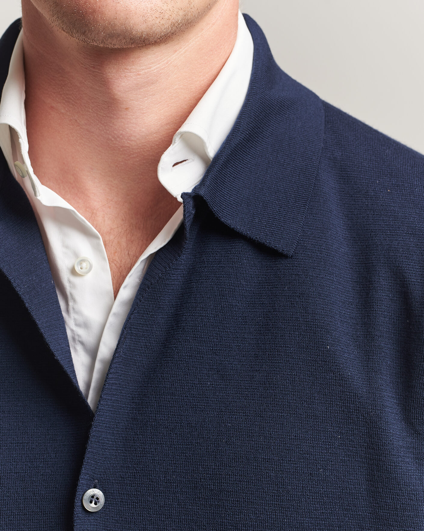 Hombres | Jerséis y prendas de punto | Ralph Lauren Purple Label | Milano Stich Cardigan Racing Navy
