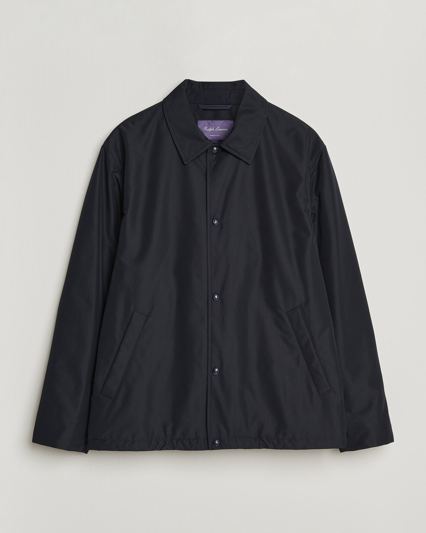 Hombres | Abrigos y chaquetas | Ralph Lauren Purple Label | Nylon Bomber Jacket Racing Navy
