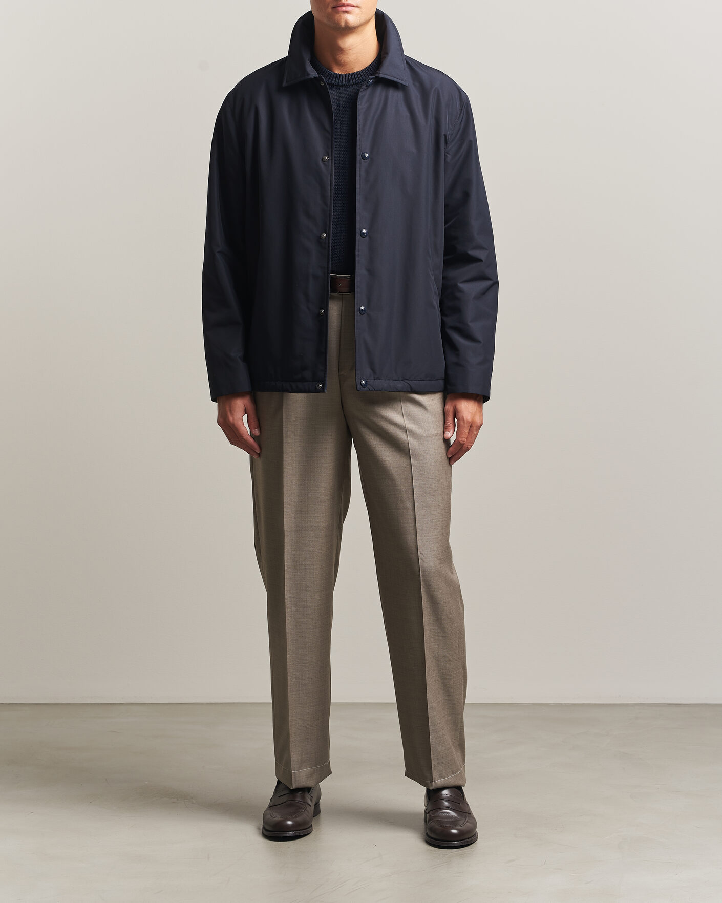 Hombres | Abrigos y chaquetas | Ralph Lauren Purple Label | Nylon Bomber Jacket Racing Navy