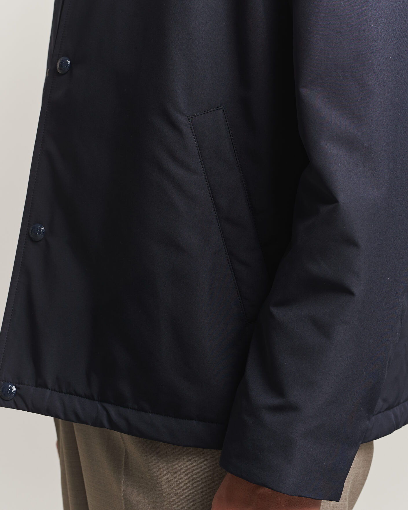 Hombres | Abrigos y chaquetas | Ralph Lauren Purple Label | Nylon Bomber Jacket Racing Navy