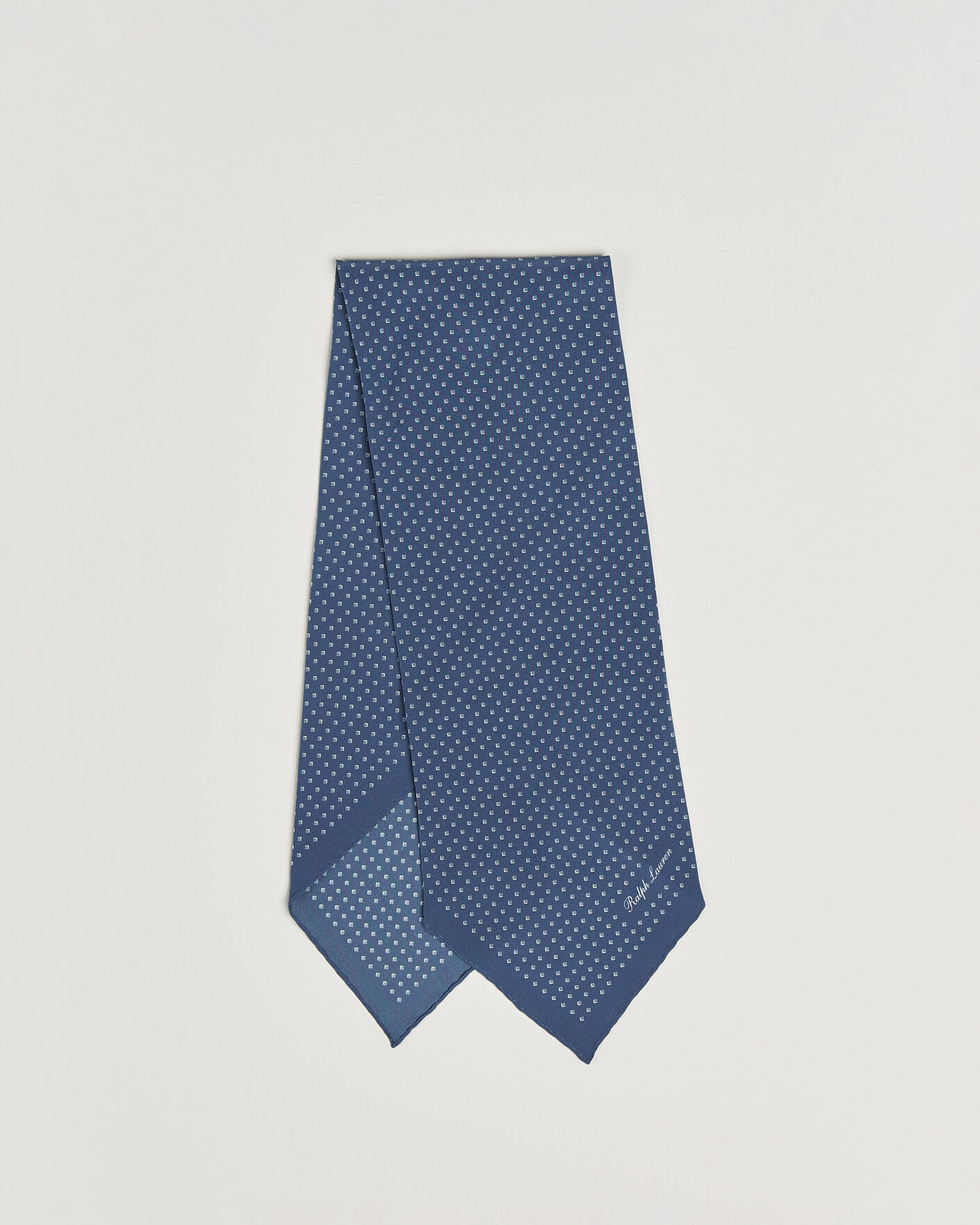 Hombres | Bufandas elegantes | Ralph Lauren Purple Label | Silk Neckerchief Blue Horizon