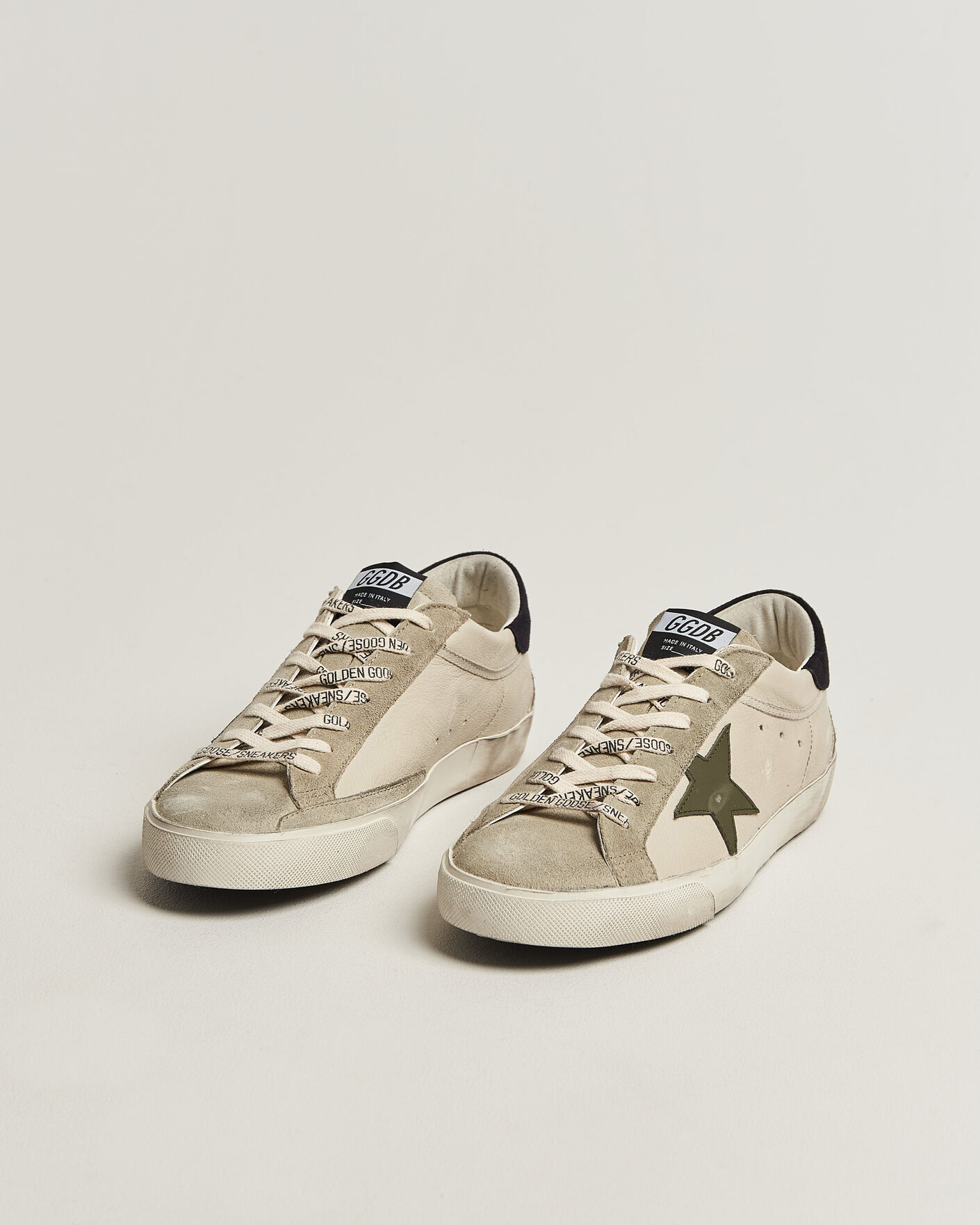 Hombres | Zapatillas | Golden Goose | Super-Star Sneakers Cream/Grey