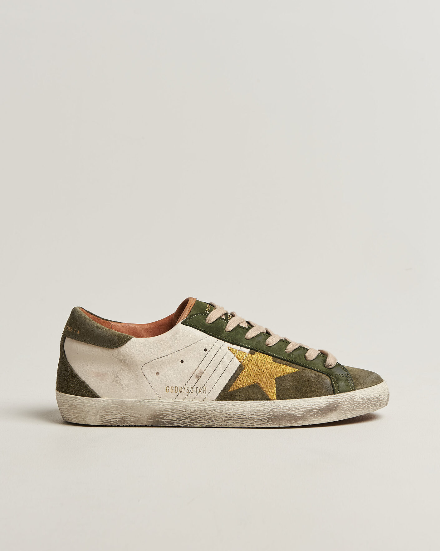 Hombres | Zapatillas | Golden Goose | Super-Star Sneakers Cream/Olive