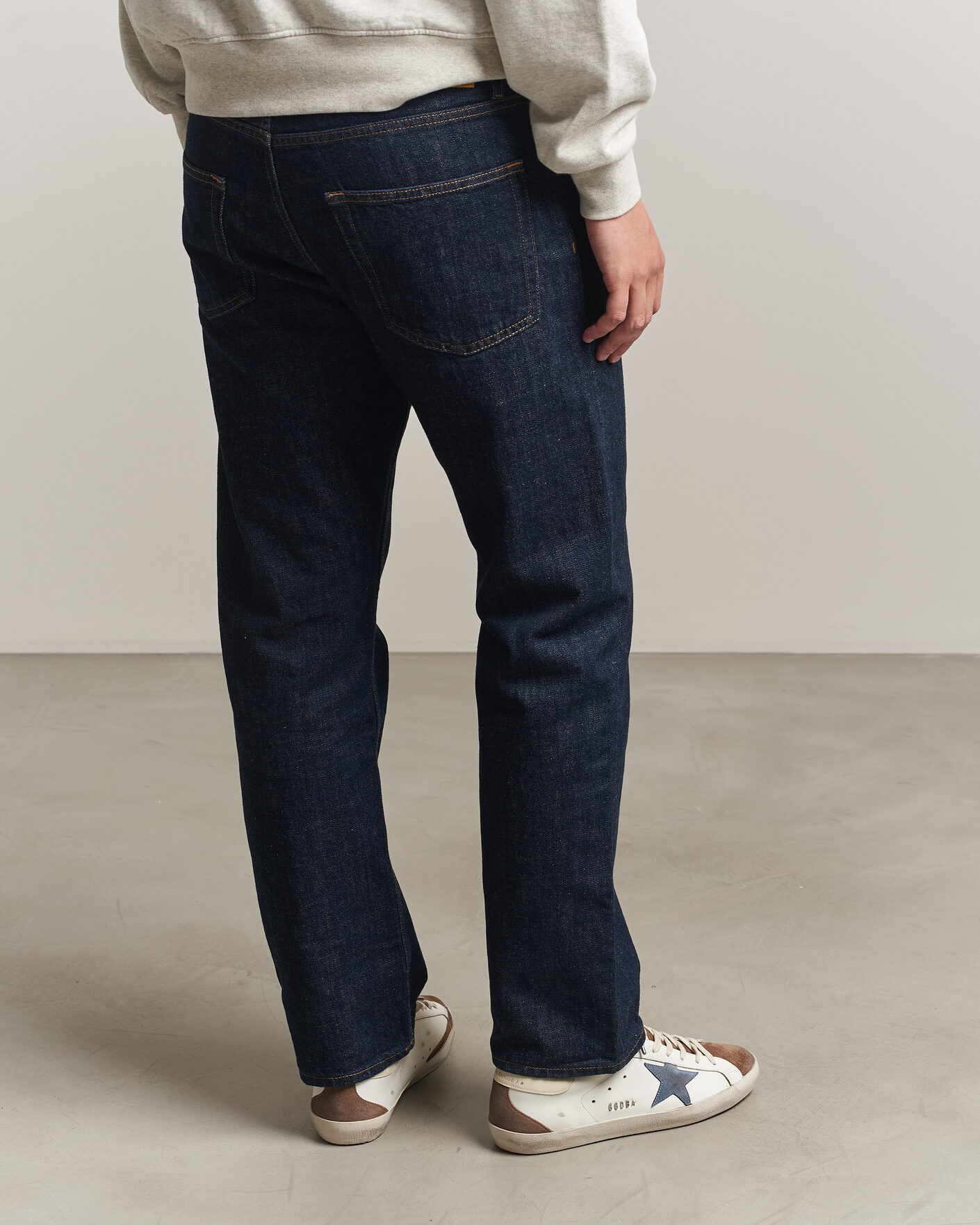 Hombres | Zapatillas | Golden Goose | Super-Star Sneakers White/Denim