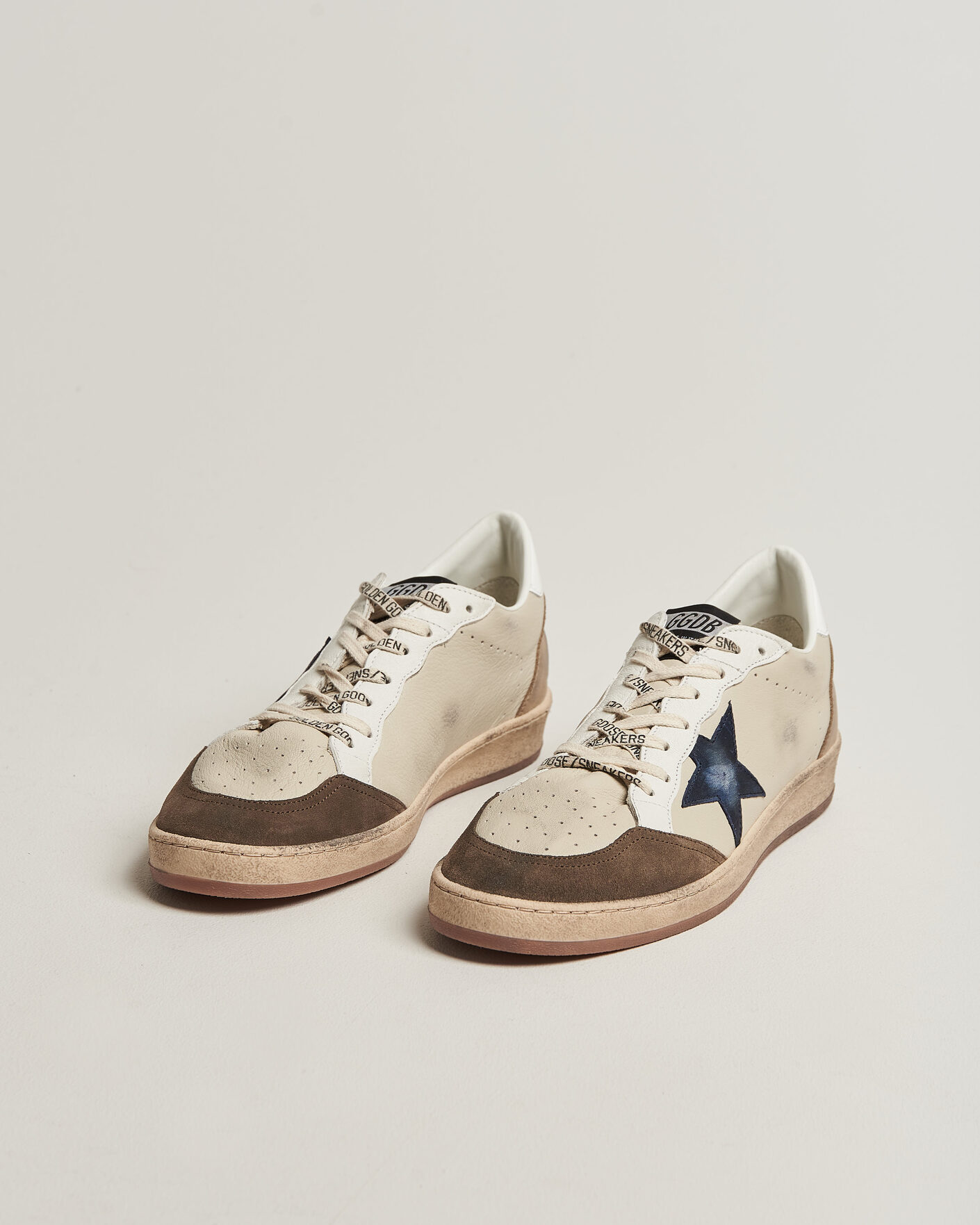 Hombres | Zapatillas | Golden Goose | Ball Star Sneakers Cream/Grey