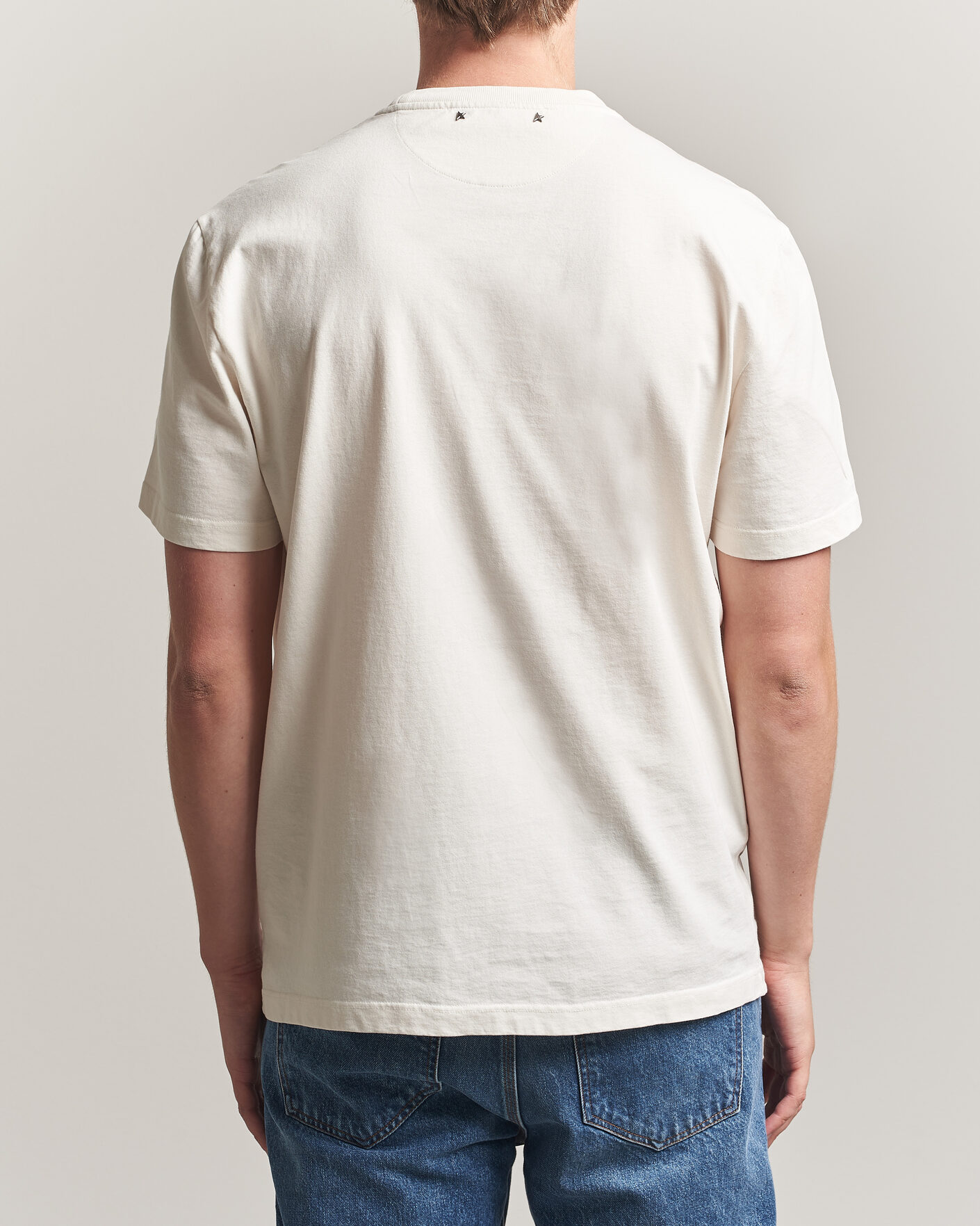 Hombres | Camisetas | Golden Goose | Journey Print T-Shirt Heritage White