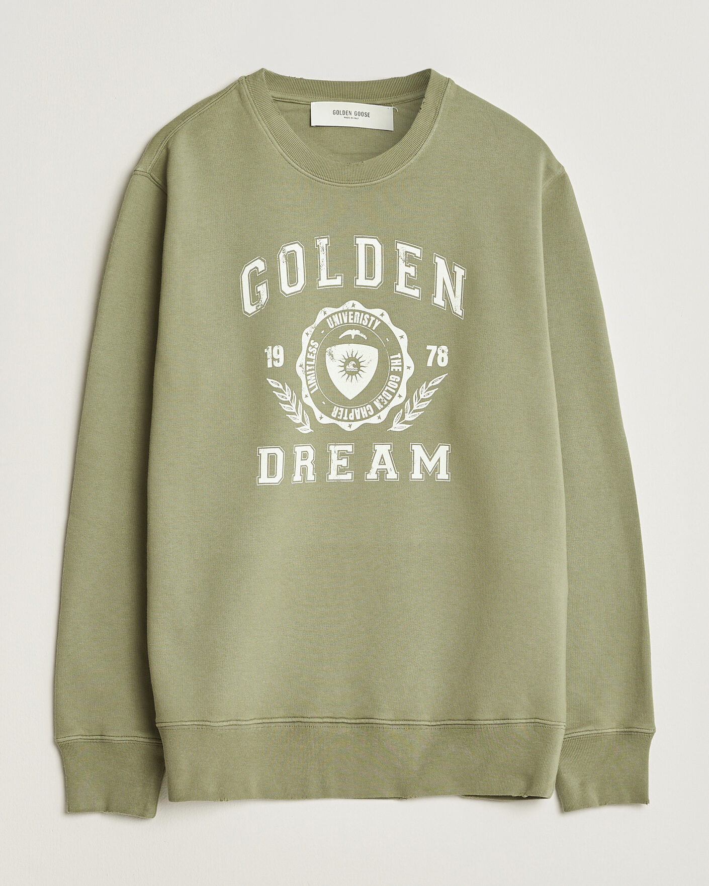 Hombres | Jerséis y prendas de punto | Golden Goose | Garment Dyed Sweatshirt Vintage Kalamata