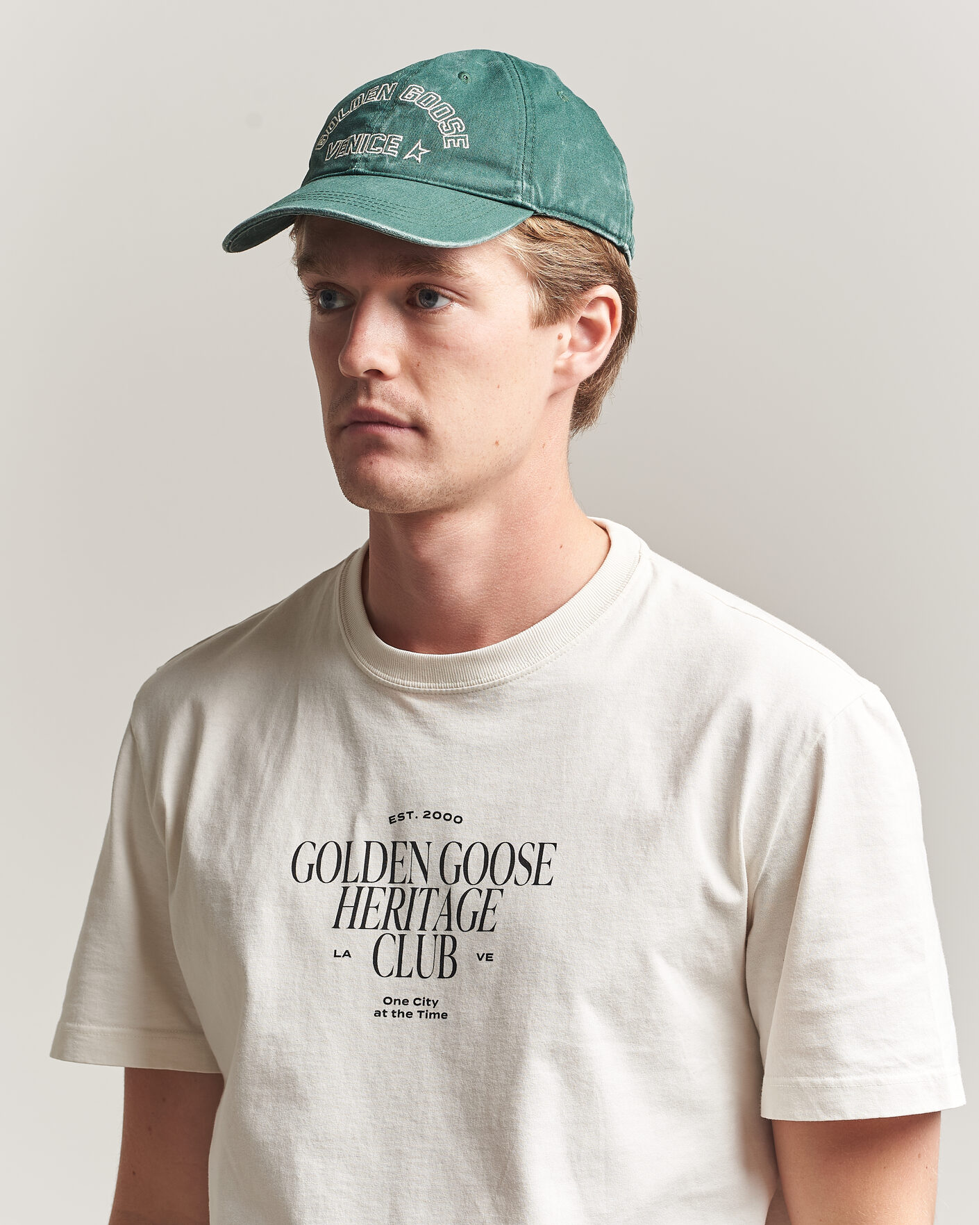 Hombres | Sombreros y gorras | Golden Goose | Journey Baseball Cap Pineneedle