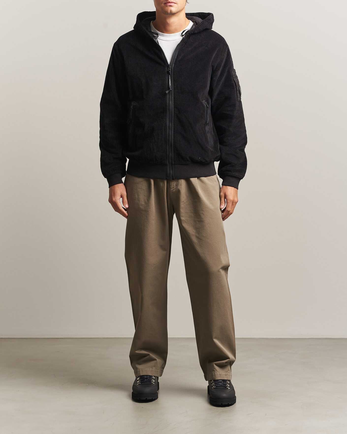Hombres | Pantalones | C.P. Company | Cotton Gabardine Pants Grey