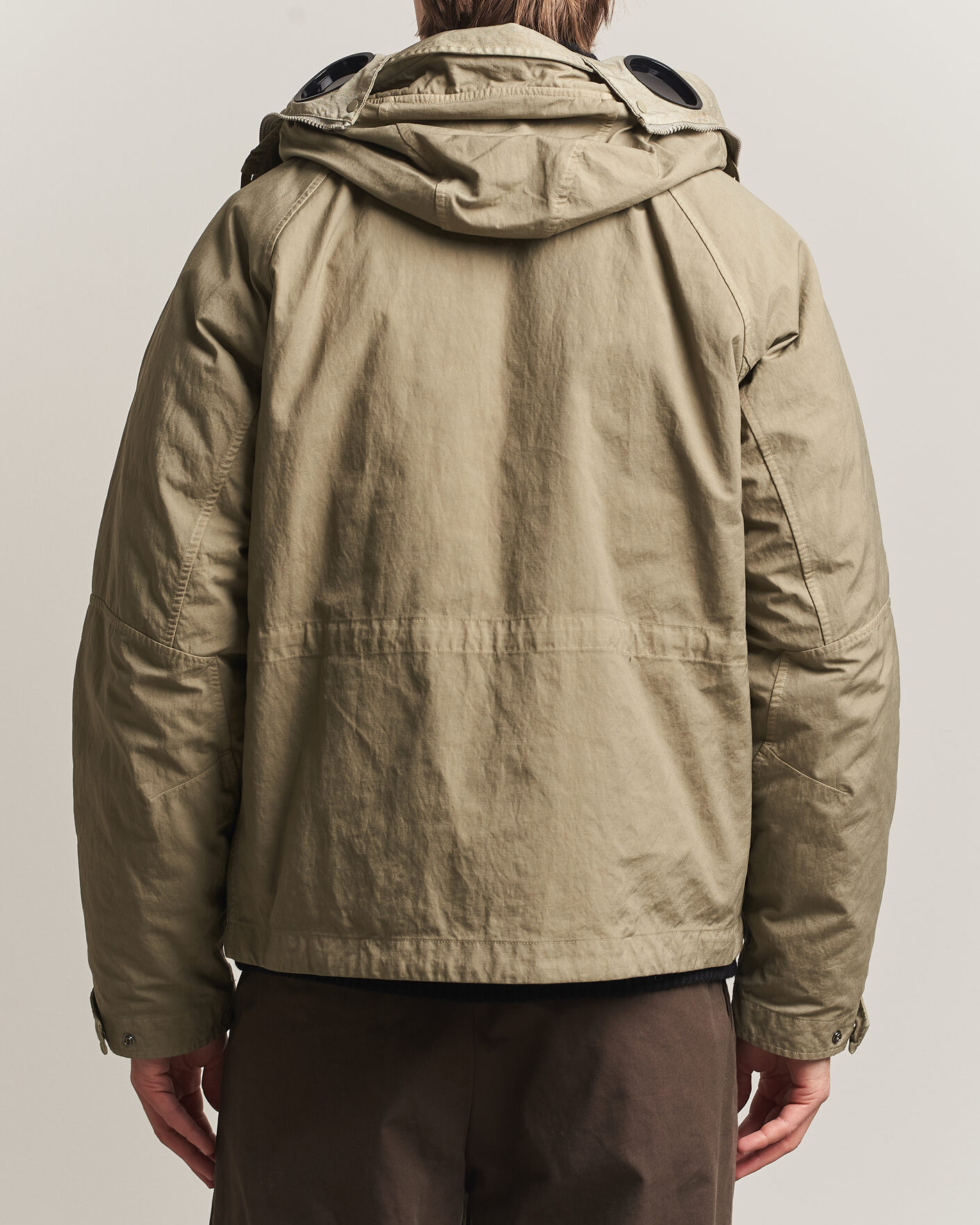 Hombres | Abrigos y chaquetas | C.P. Company | Heavy Nylon Twill Down Padded Jacket Light Grey
