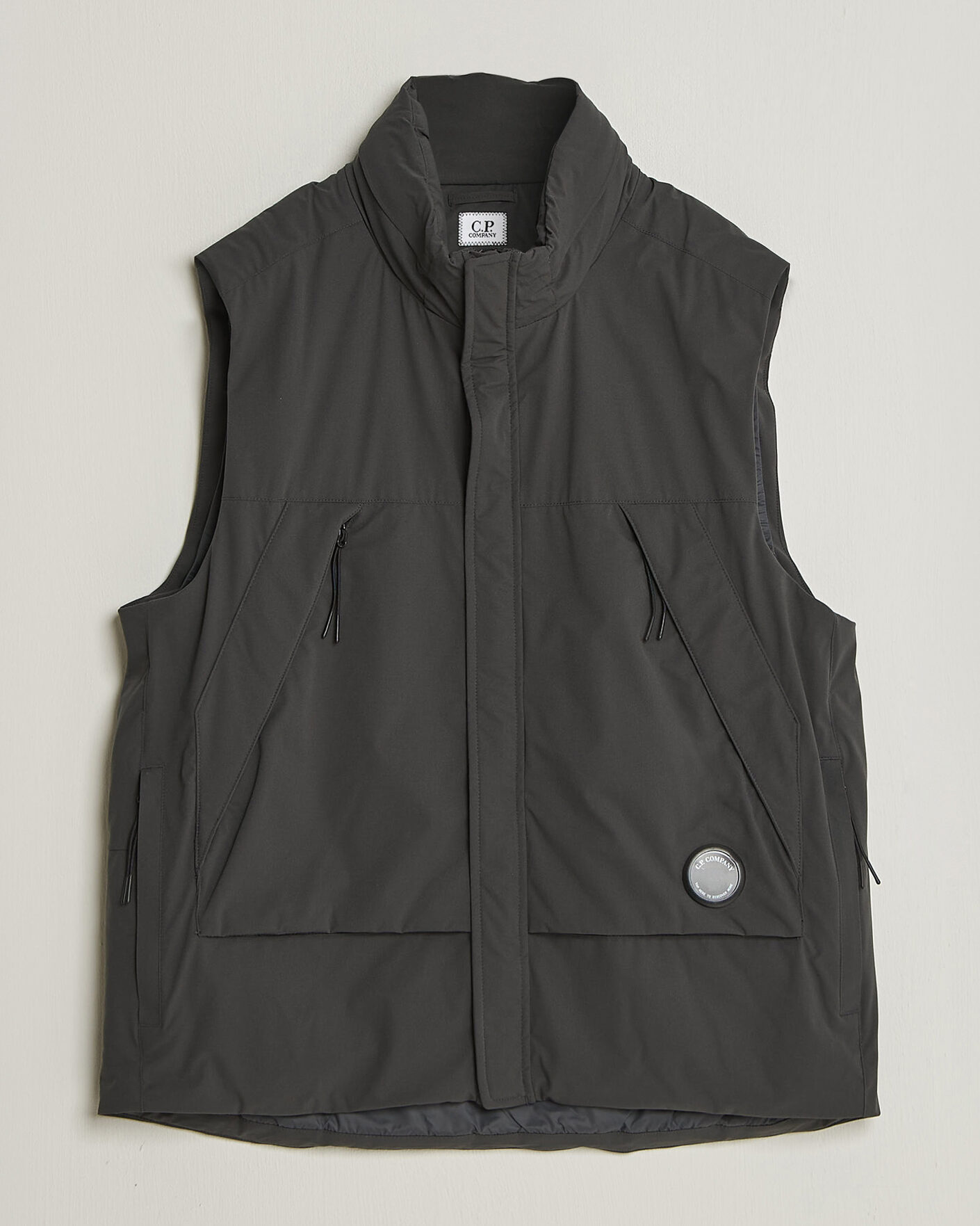 Hombres | Chalecos | C.P. Company | Pro-Tek Lightweight Padded Vest Dark Grey