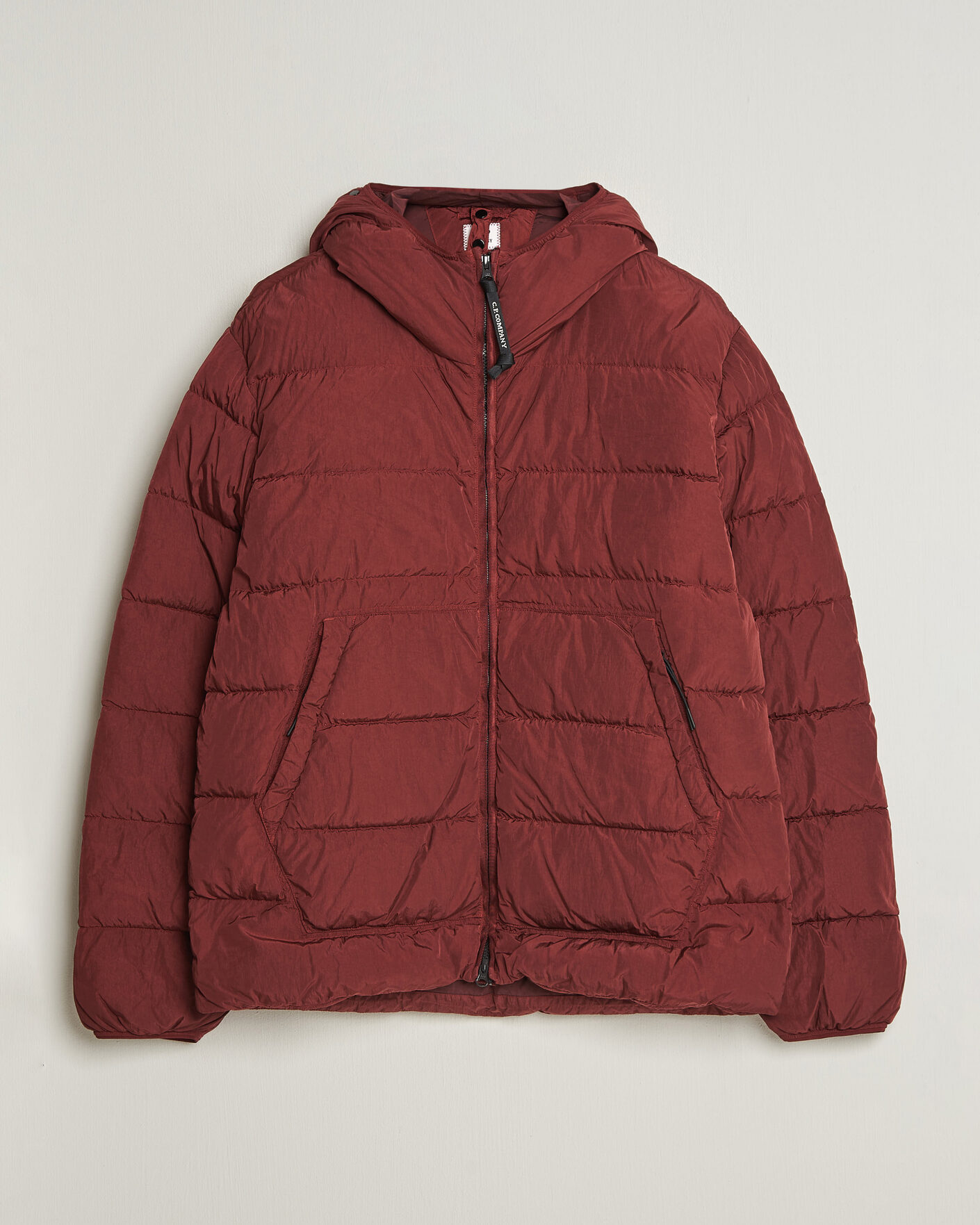 Hombres | Abrigos y chaquetas | C.P. Company | Chrome-R Goggle Down Jacket Burgundy
