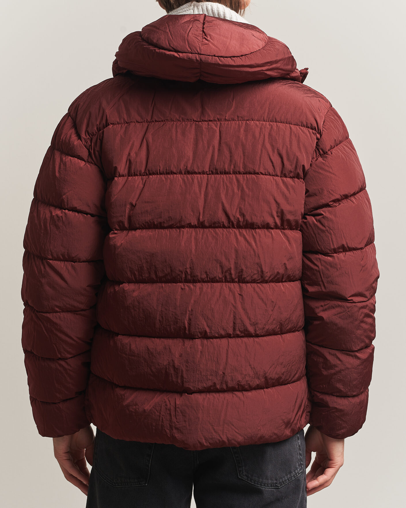Hombres | Abrigos y chaquetas | C.P. Company | Chrome-R Goggle Down Jacket Burgundy