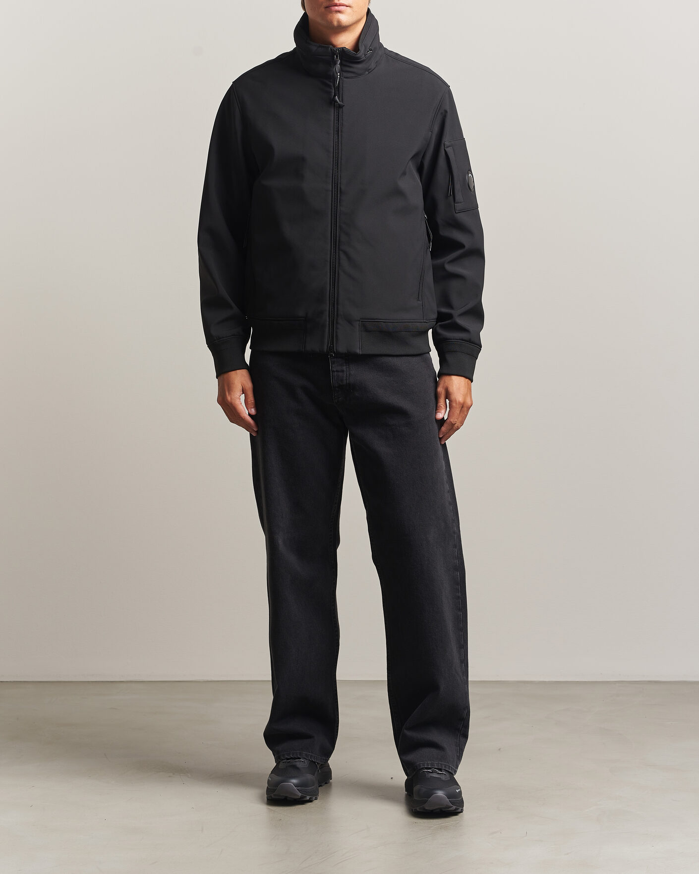 Hombres | Abrigos y chaquetas | C.P. Company | CP Shell Medium Bomber Jacket Black