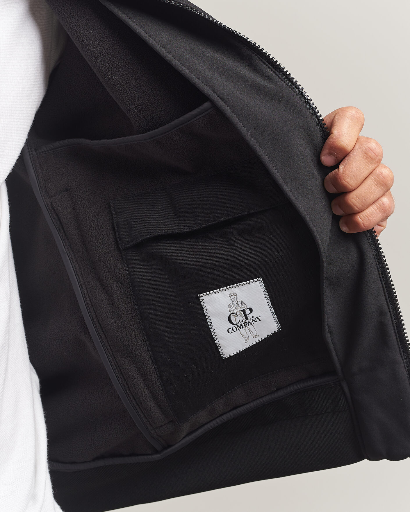 Hombres | Abrigos y chaquetas | C.P. Company | CP Shell Medium Bomber Jacket Black