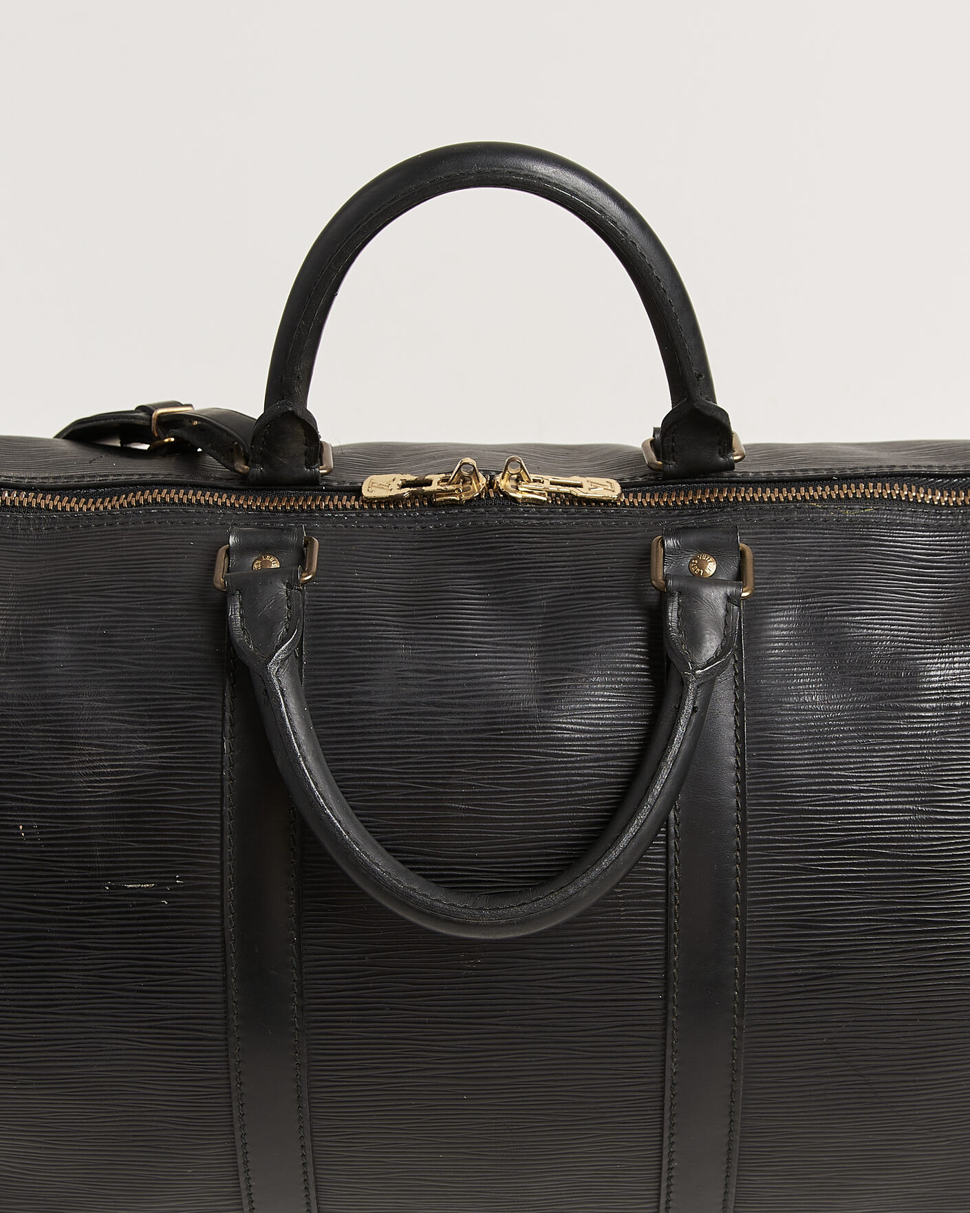 Hombres | Pre-Owned & Vintage Bags | Louis Vuitton Pre-Owned | Keepall 50 Epi Leather Black