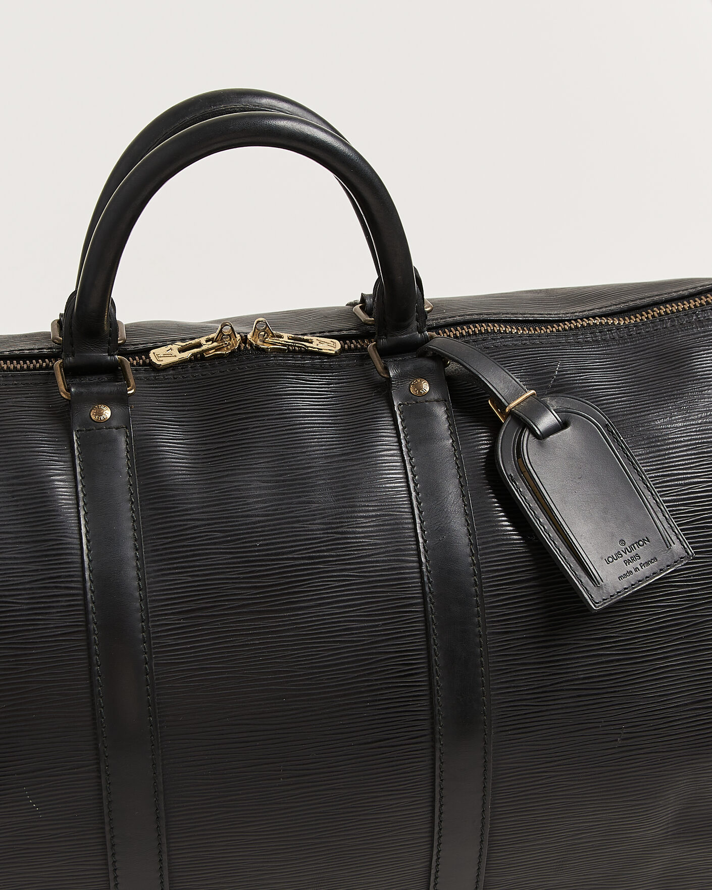 Hombres | Pre-Owned & Vintage Bags | Louis Vuitton Pre-Owned | Keepall 50 Epi Leather Black