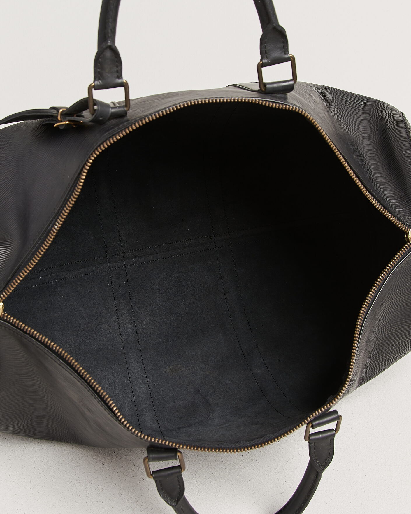 Hombres | Pre-Owned & Vintage Bags | Louis Vuitton Pre-Owned | Keepall 50 Epi Leather Black
