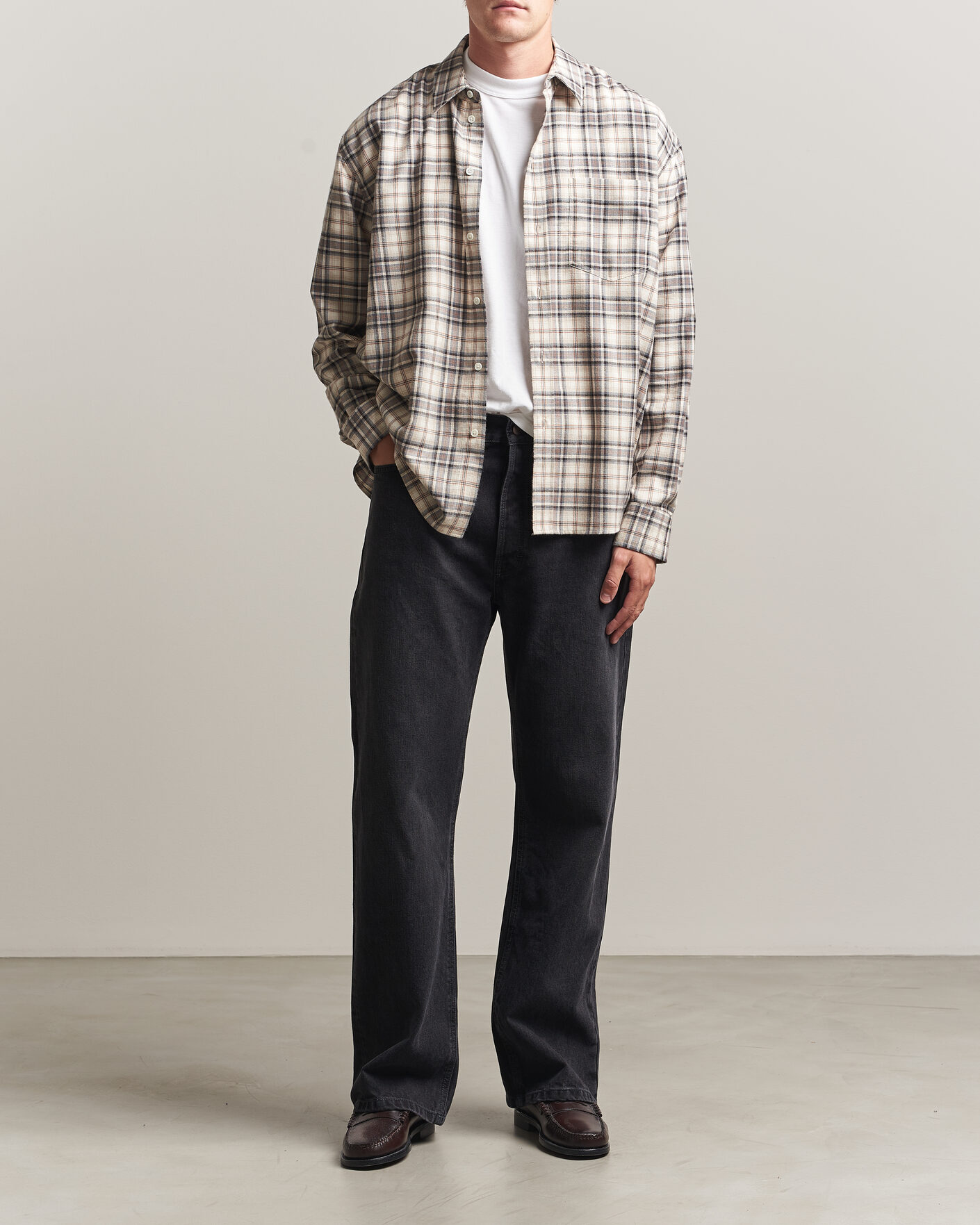 Hombres | Pantalones | Jeanerica | VM009 Vega Jeans Gesso Black