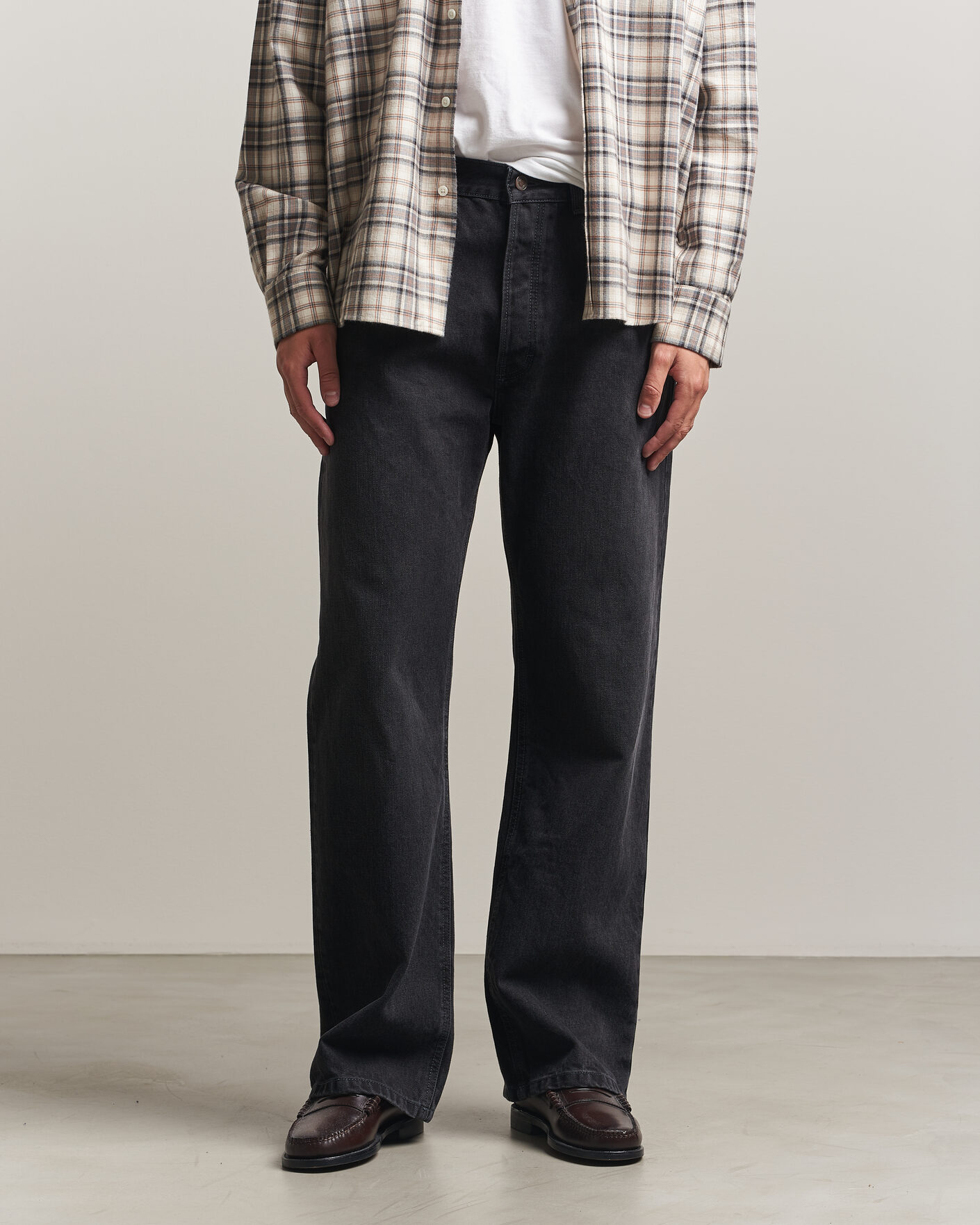 Hombres | Pantalones | Jeanerica | VM009 Vega Jeans Gesso Black