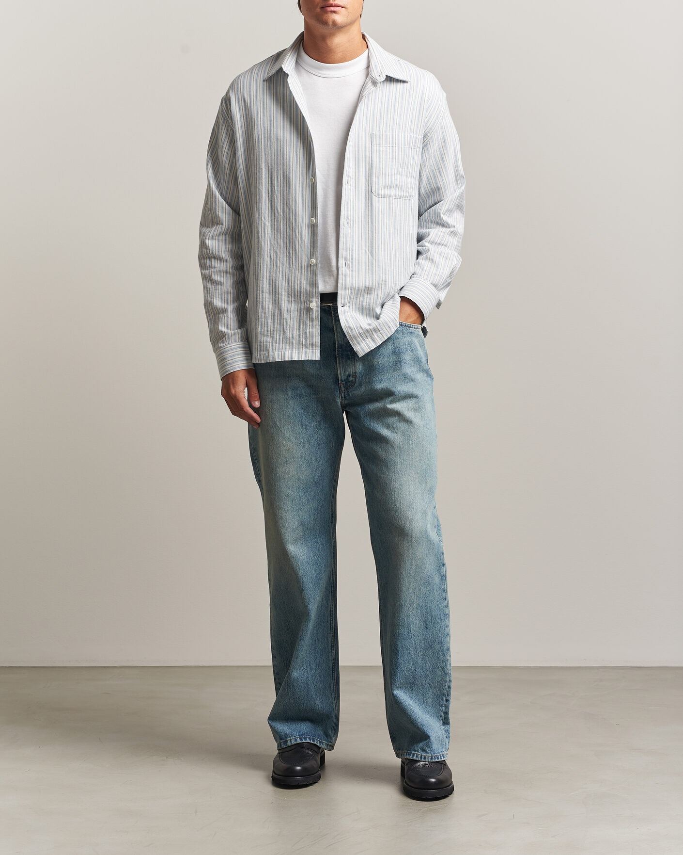 Hombres | Pantalones | Jeanerica | VM009 Vega Jeans Light Fresco