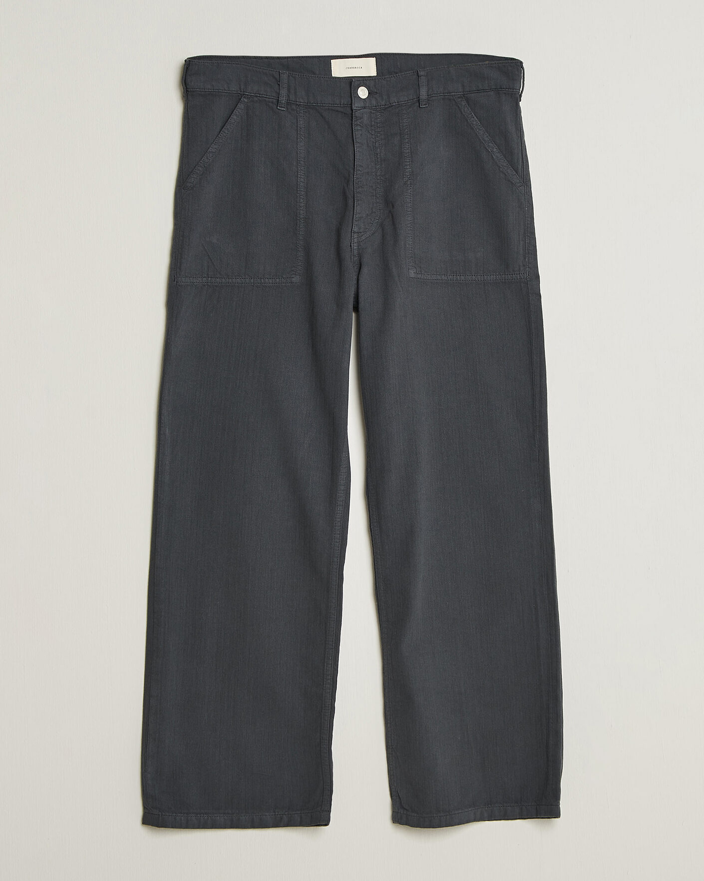 Hombres | Pantalones | Jeanerica | Genua Worker Chino Chevron Anthracite