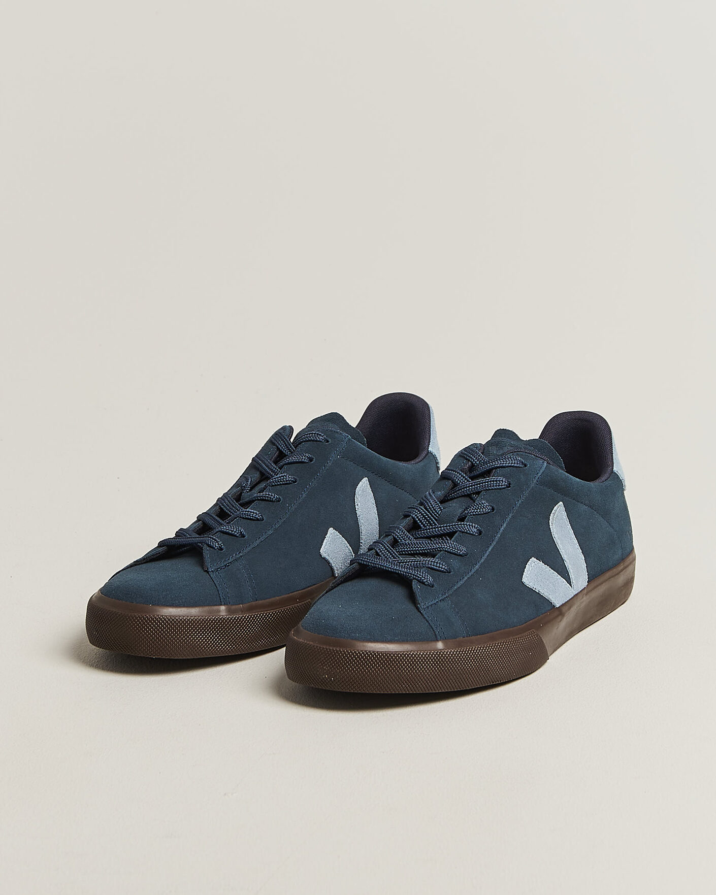 Hombres | Zapatillas | Veja | Campo Suede Sneaker Nautico/Steel Eagle