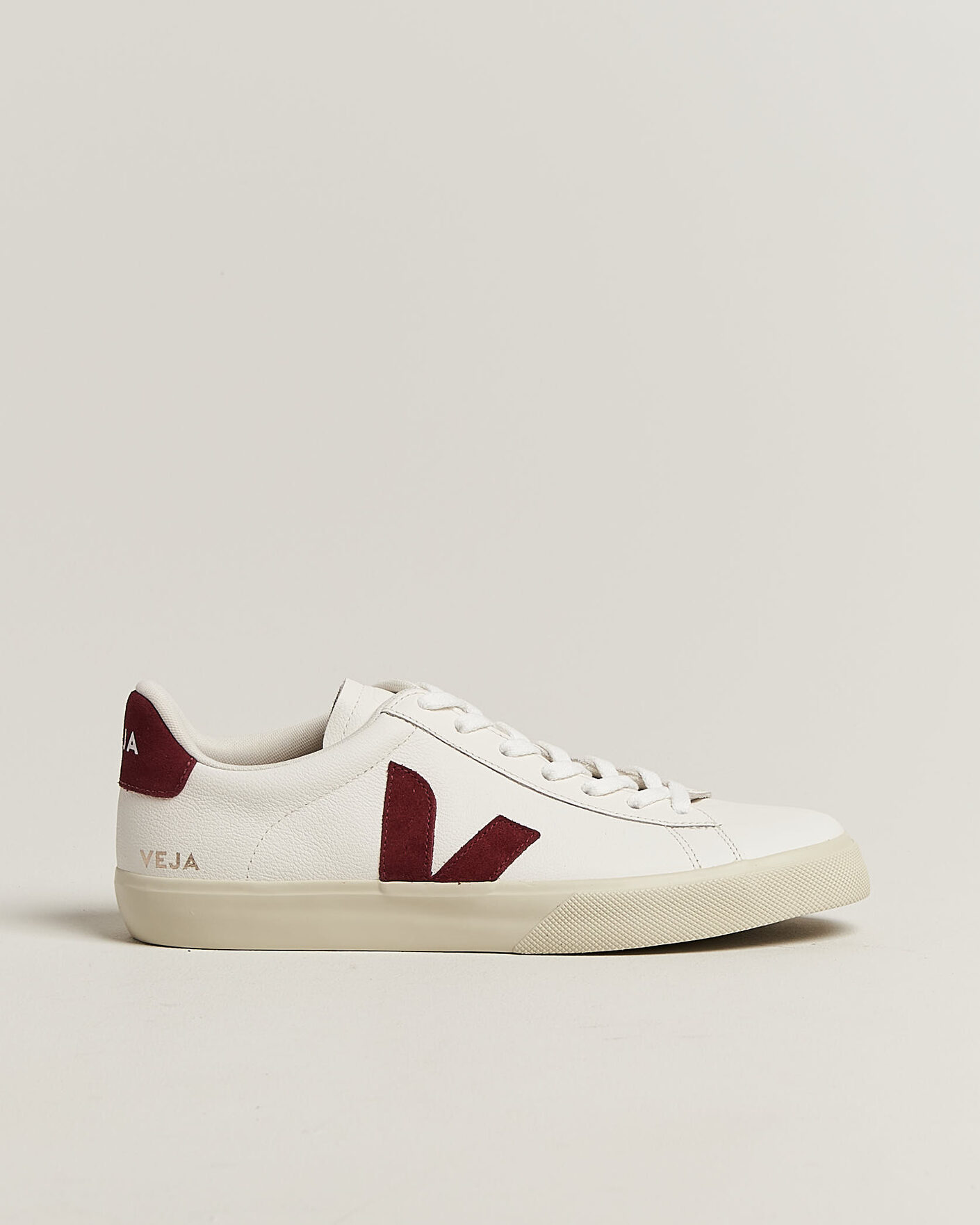 Hombres | Zapatillas | Veja | Campo Sneaker White/Grenat