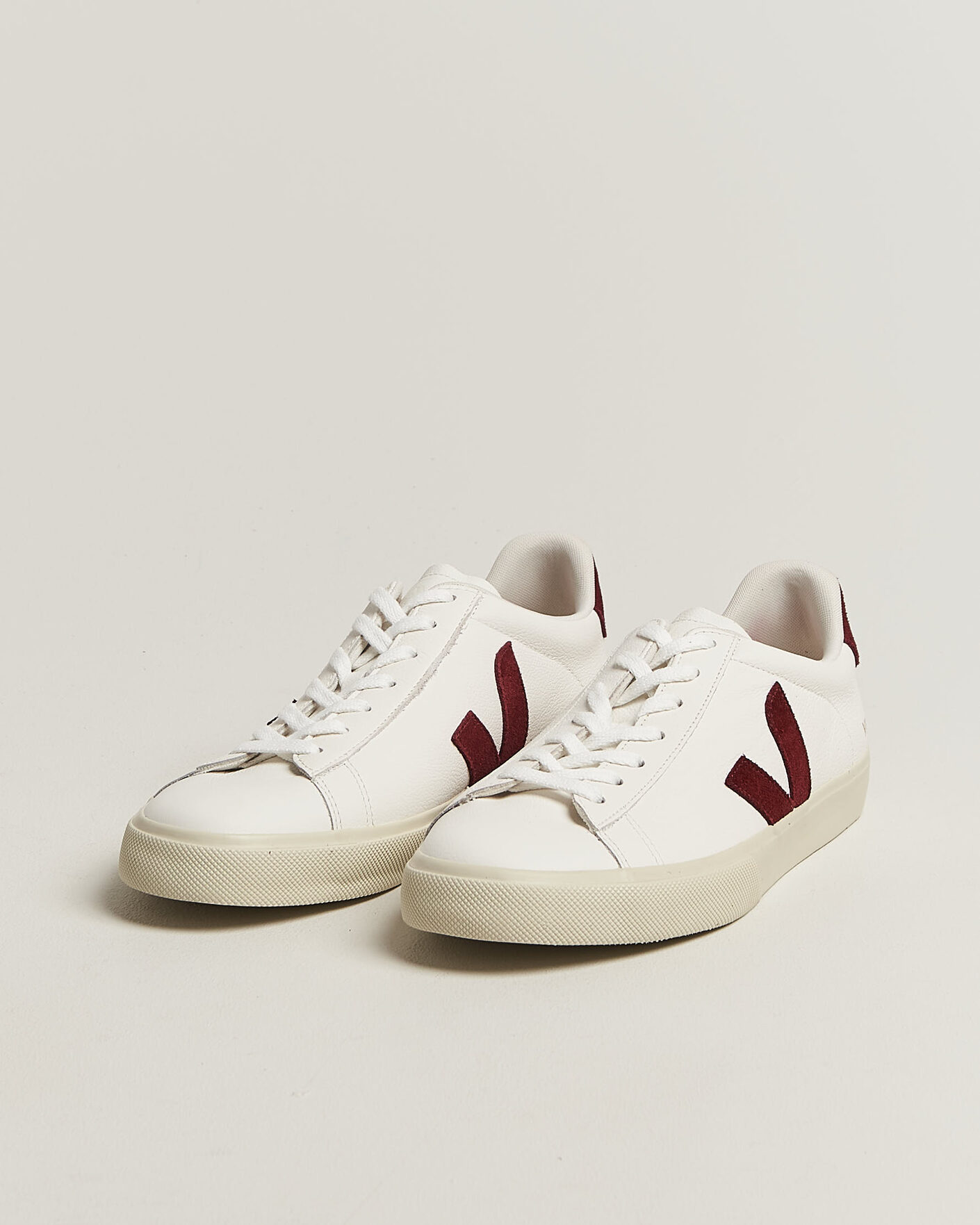Hombres | Zapatillas | Veja | Campo Sneaker White/Grenat