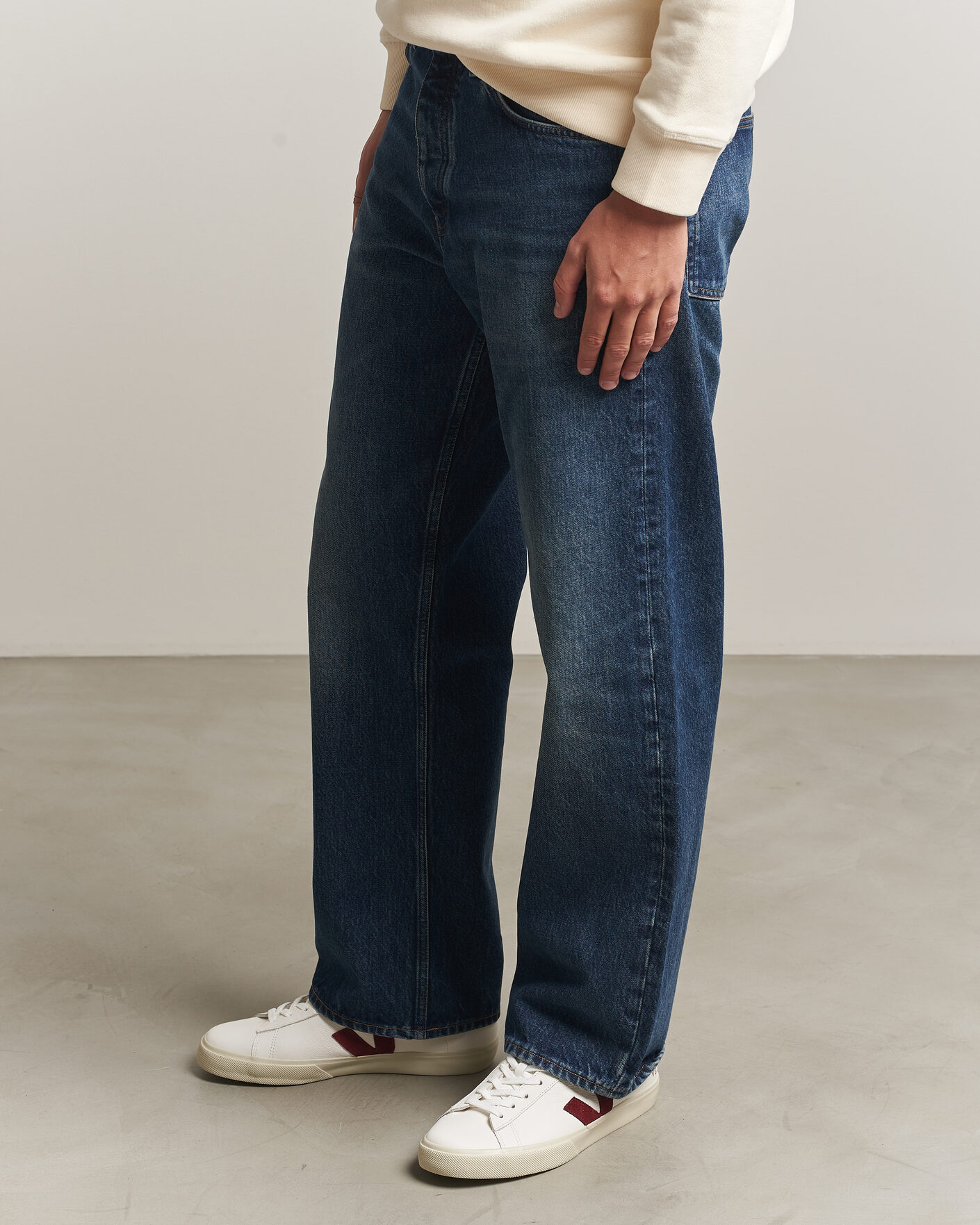Hombres | Zapatillas | Veja | Campo Sneaker White/Grenat