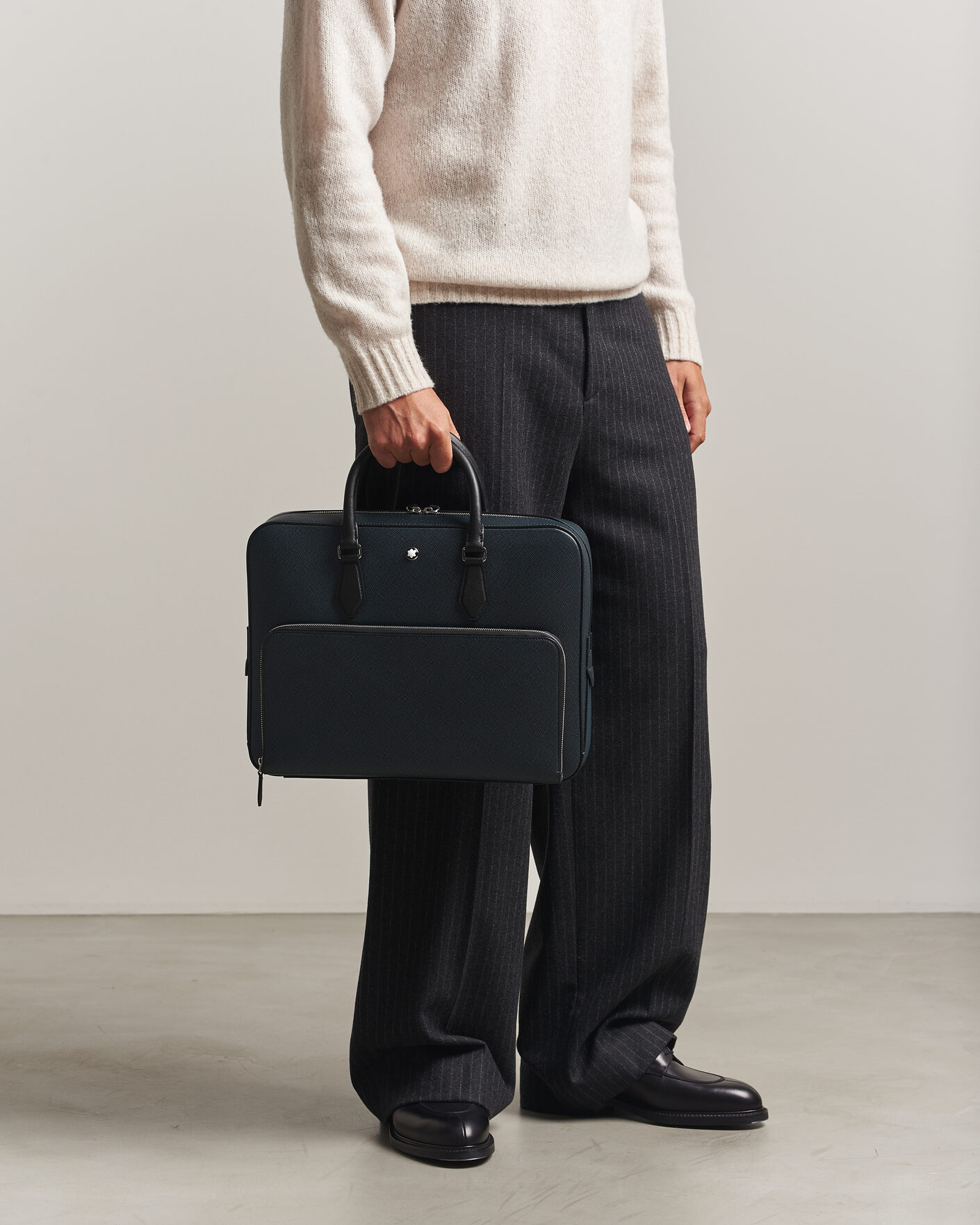 Hombres | Bolsos | Montblanc | Sartorial Medium Document Case Tweed Blue