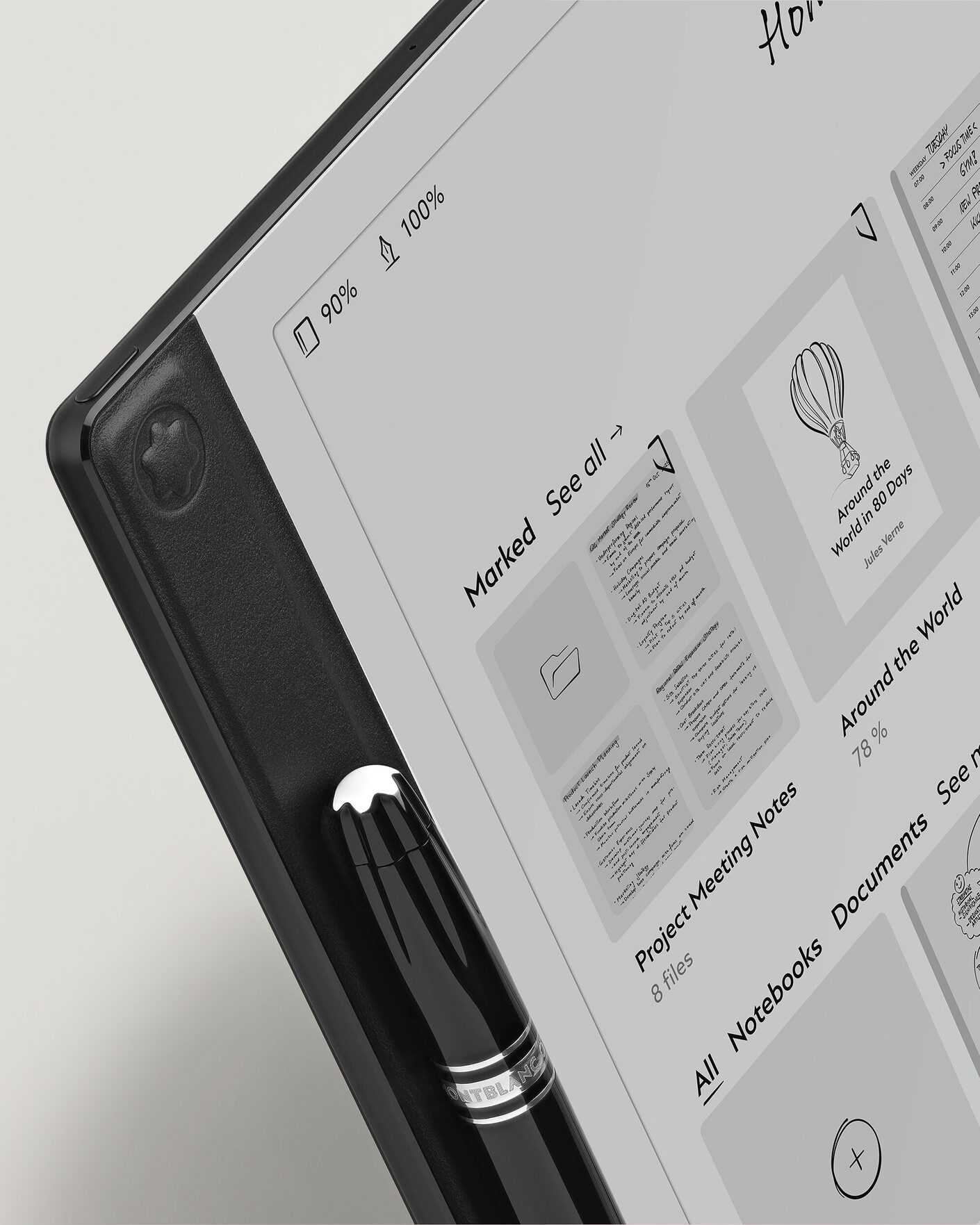 Hombres | Cuadernos | Montblanc | Digital Paper Mystery Black 