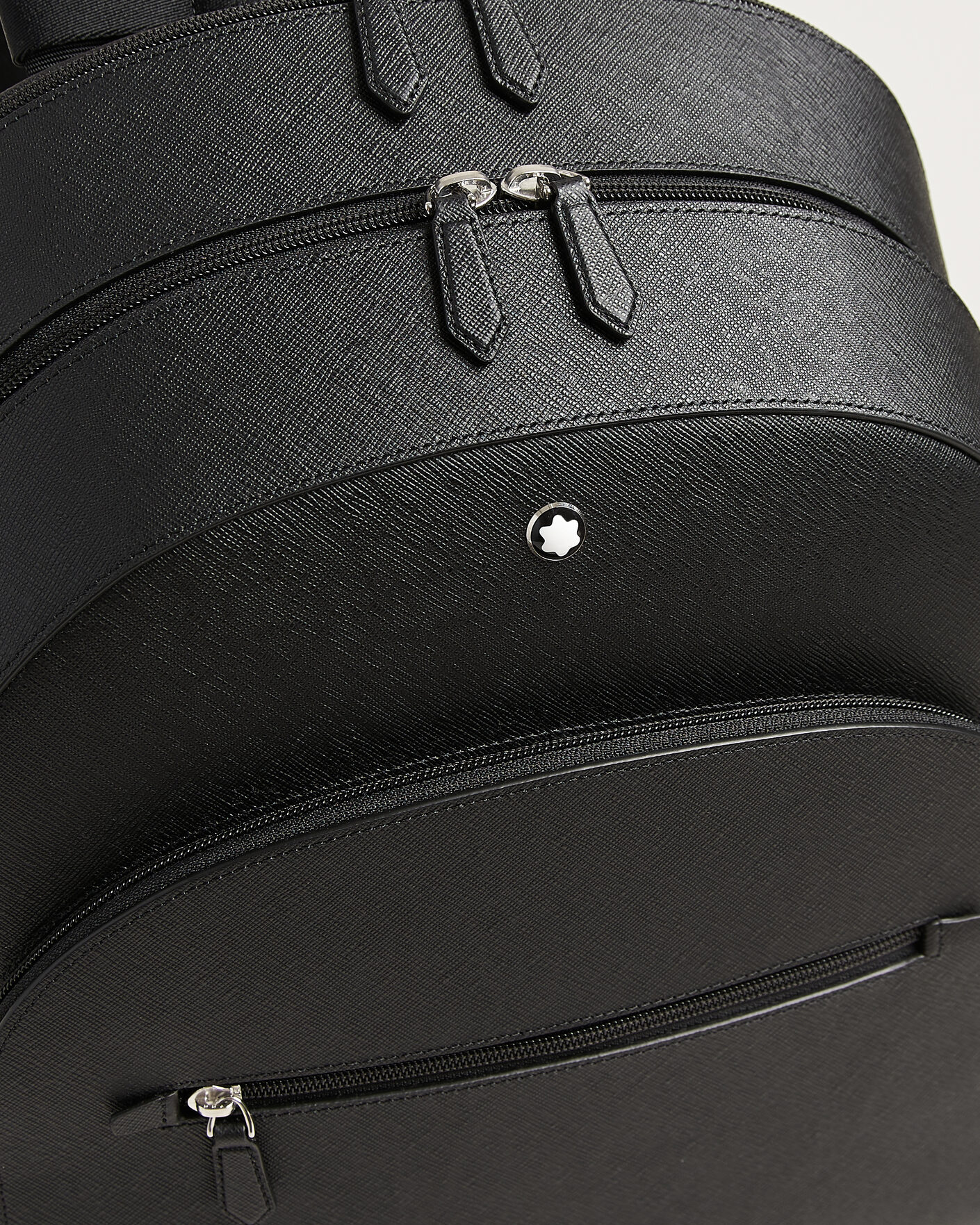 Hombres | Montblanc Sartorial Large Backpack 3 Compartments Black | Montblanc | Sartorial Large Backpack 3 Compartments Black