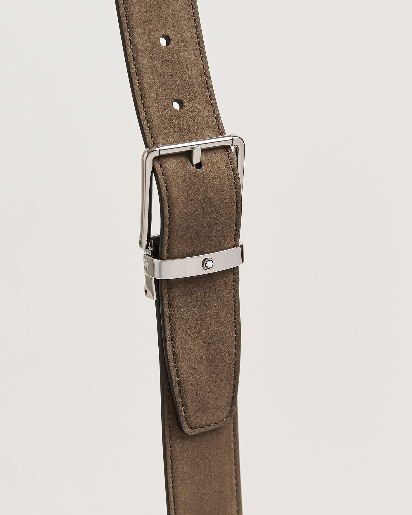 Hombres | Cinturones | Montblanc | 35mm Reversible Suede Belt Brown/Black