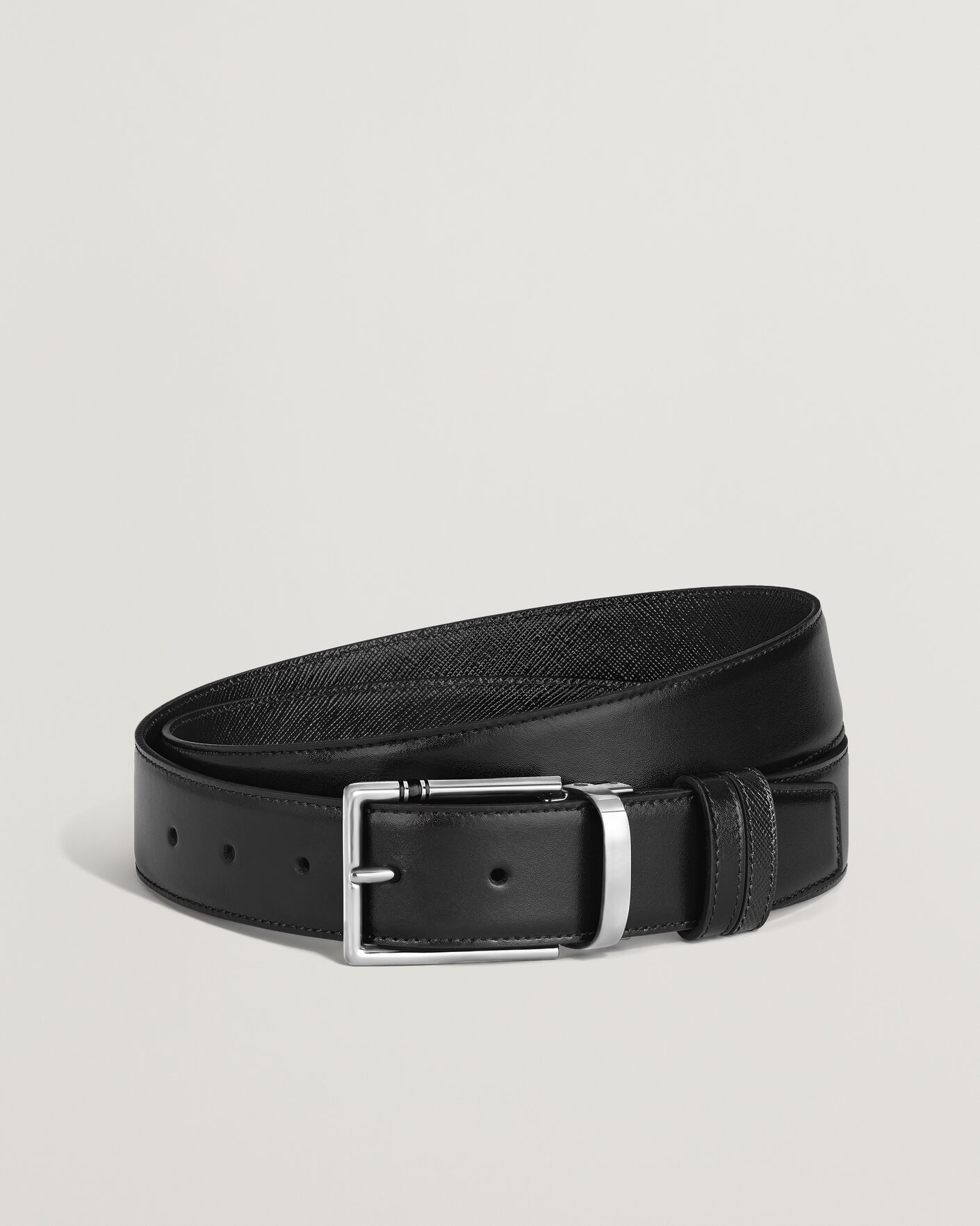 Hombres | Cinturones | Montblanc | 35mm Reversible Calf/Sartorial Belt Black