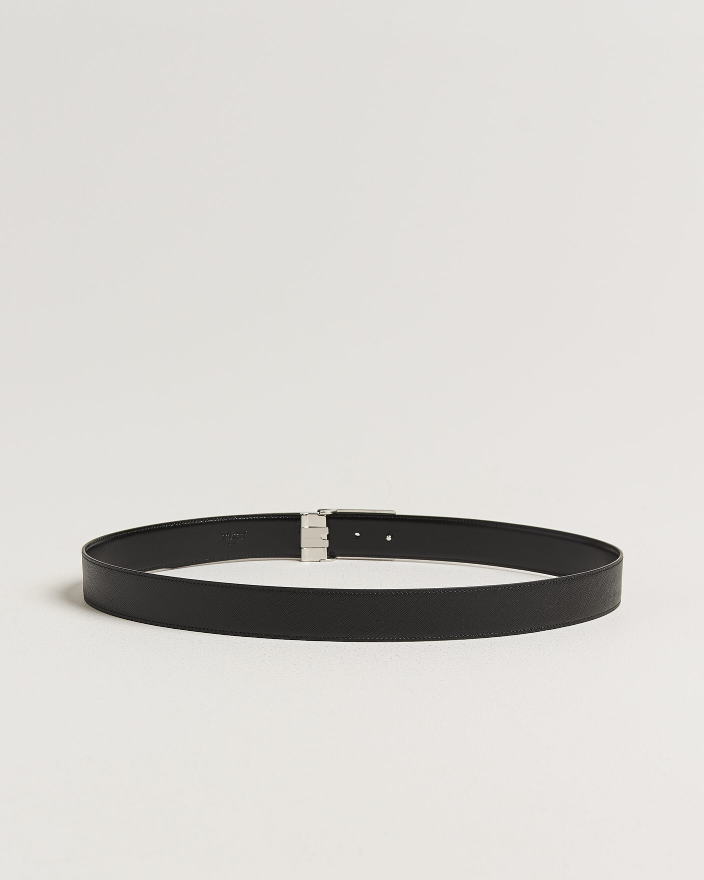 Hombres | Cinturones | Montblanc | 35mm Reversible Sartorial/Calf Logo Belt Black