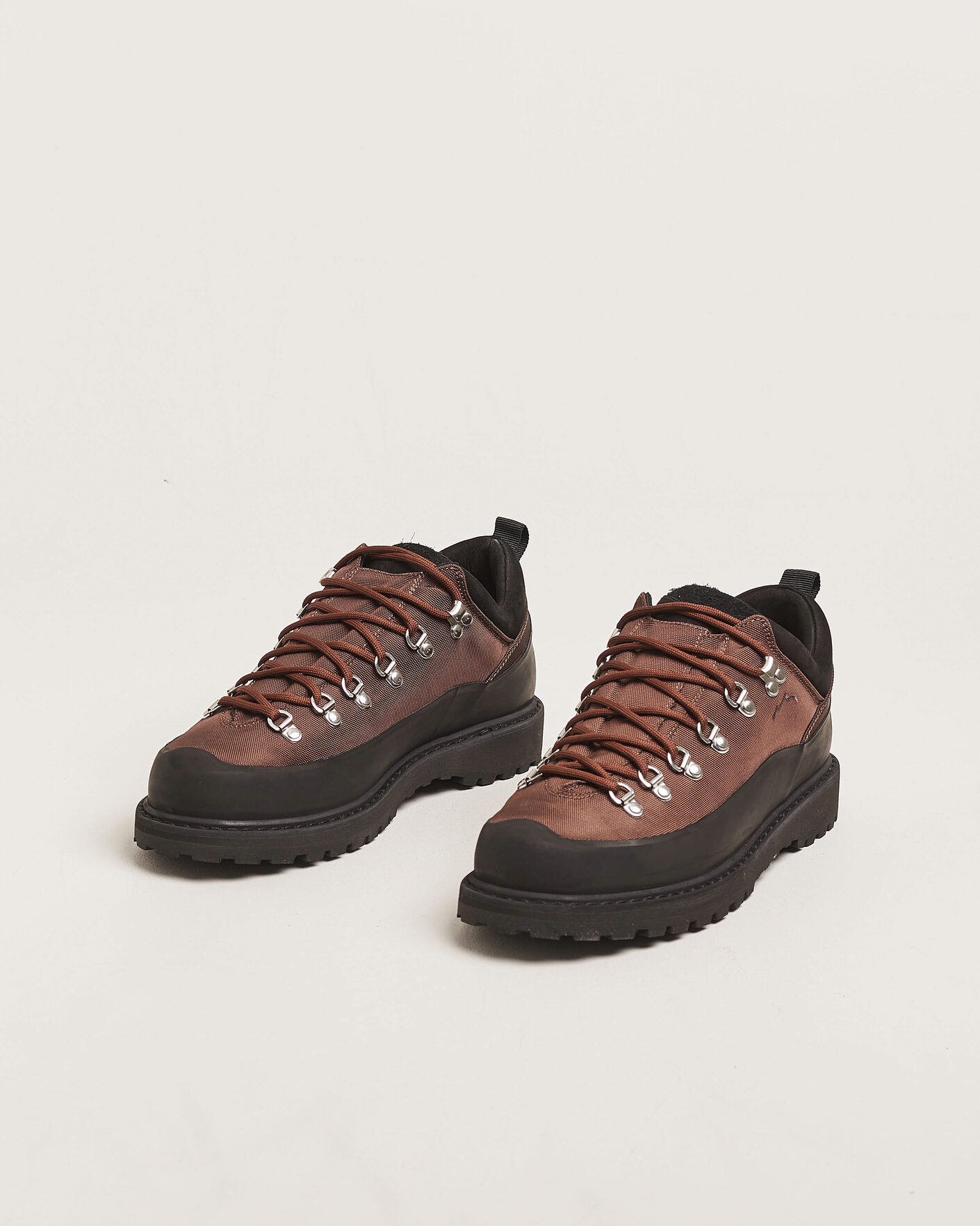 Hombres | Botas | Diemme | Roccia Basso Sport Low Boot Mogano Fabric