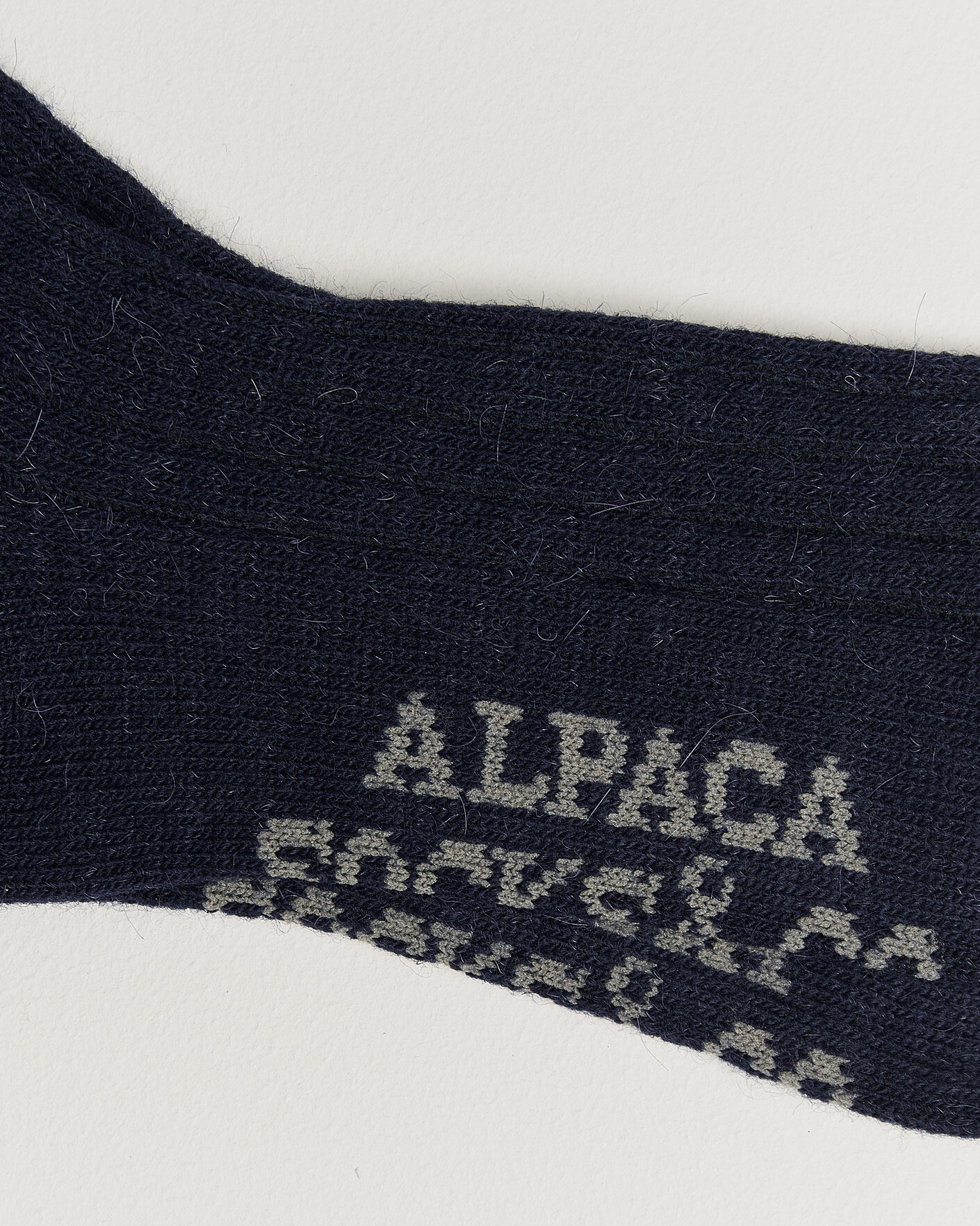 Hombres | Ropa interior y calcetines | Alpacasocks & Co | 2-Pack Ribbed Alpacka Wool Socks Navy