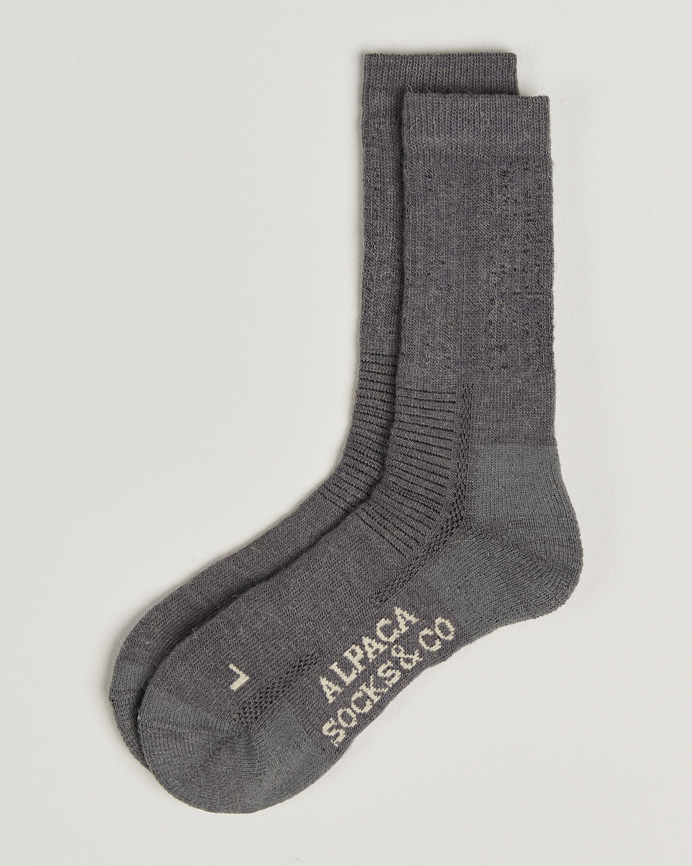 Hombres | Ropa interior y calcetines | Alpacasocks & Co | 2-Pack Heavy Alpacka Wool Socks Dark Grey