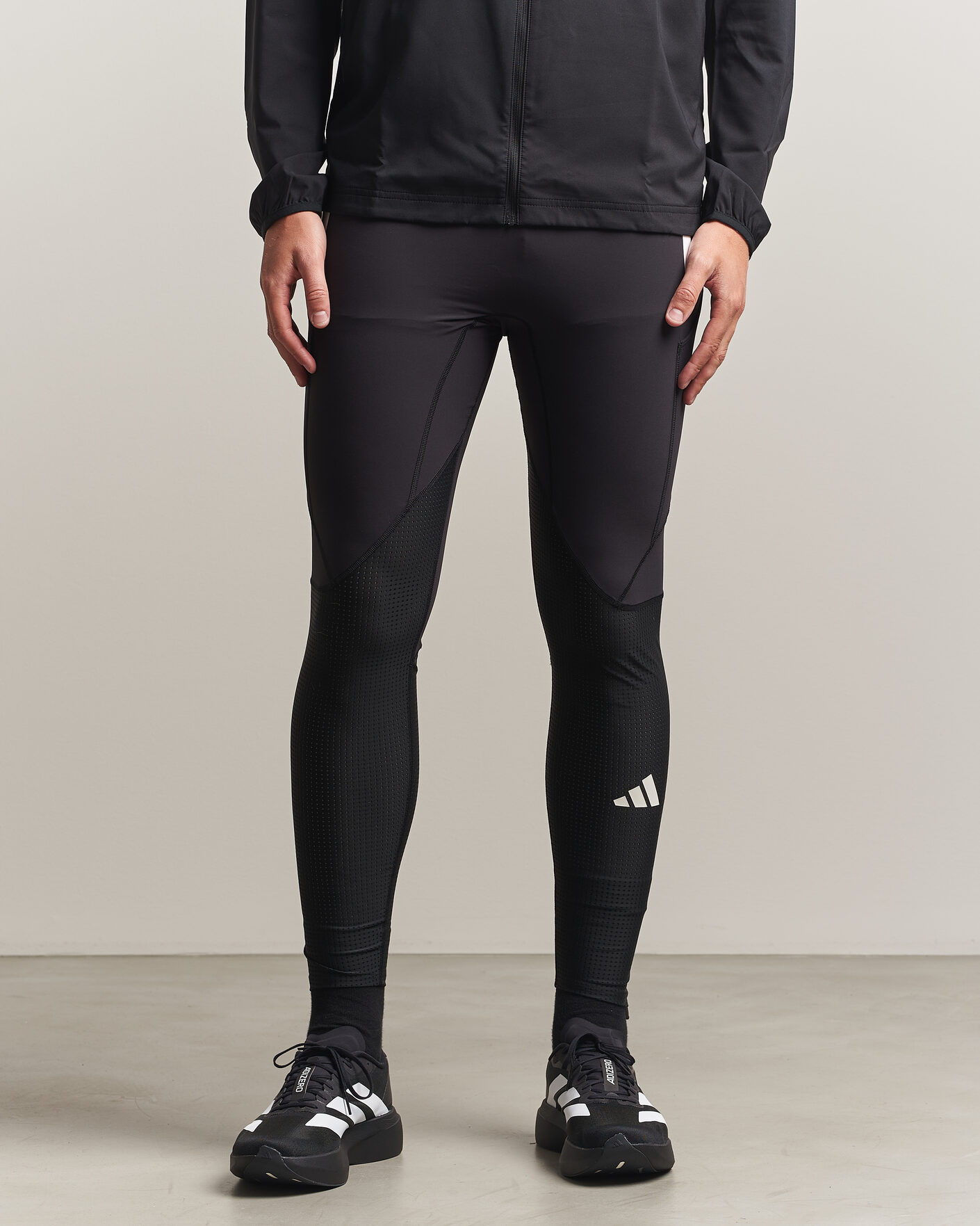 Hombres | Pantalones | adidas Performance | Adizero Running Tights Black
