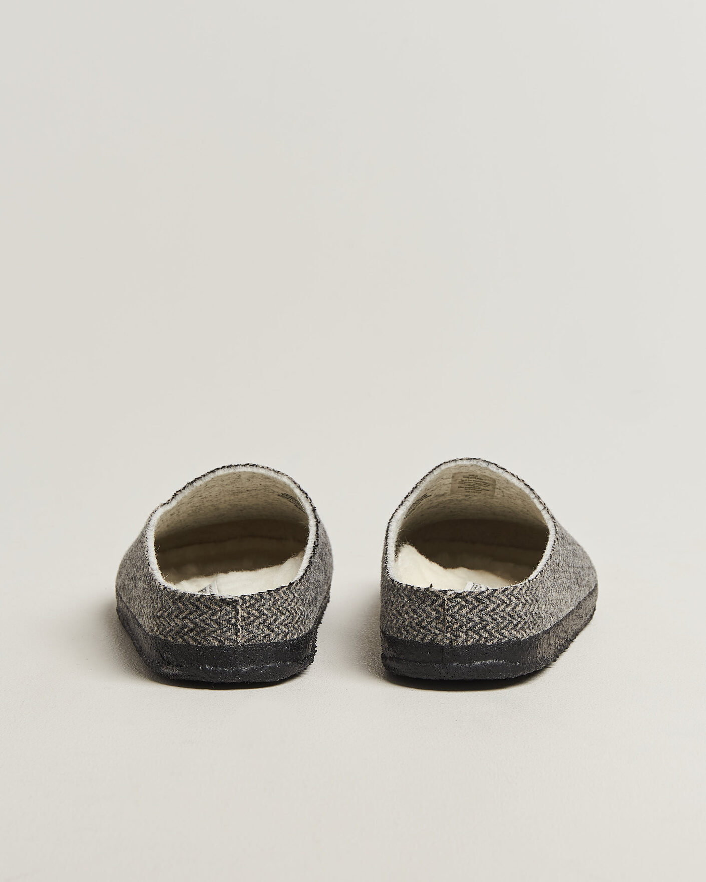 Hombres | Sandalias y chanclas | BIRKENSTOCK | Amsterdam Wrapped Dip Shearling Dark Grey Herringbone