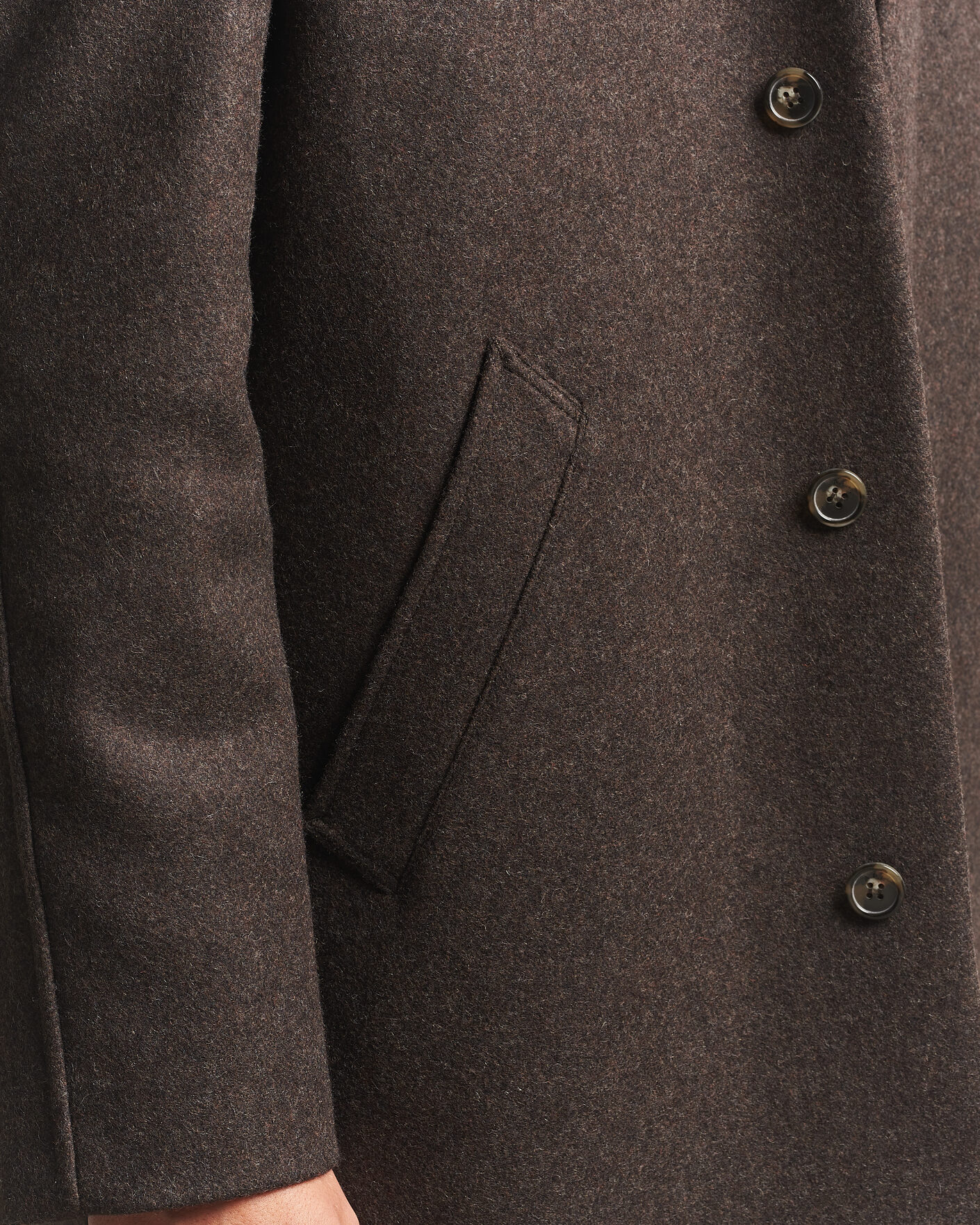 Hombres | Abrigos y chaquetas | A.P.C. | Auster Wool Coat Maroon Melange