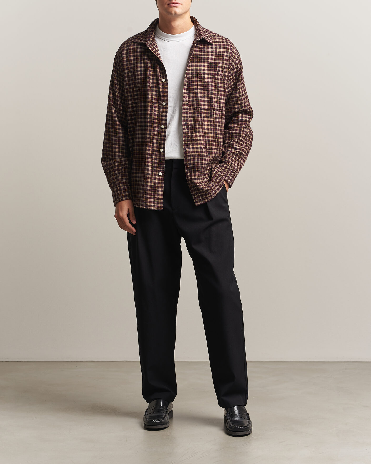 Hombres | Pantalones | A.P.C. | Renato Pleated Trousers Black