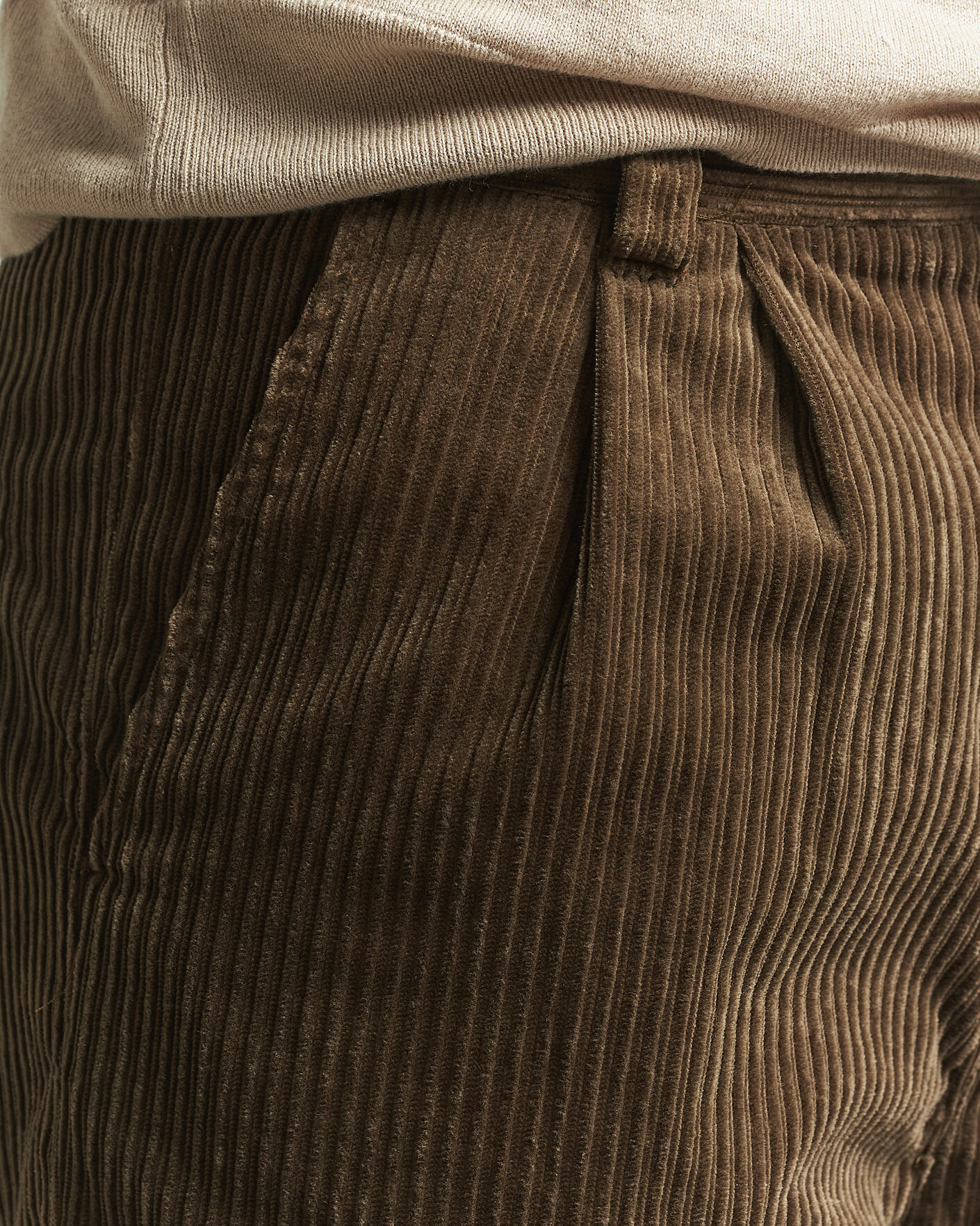 Hombres | Pantalones | A.P.C. | Ricky Corduroy Trousers Taupe